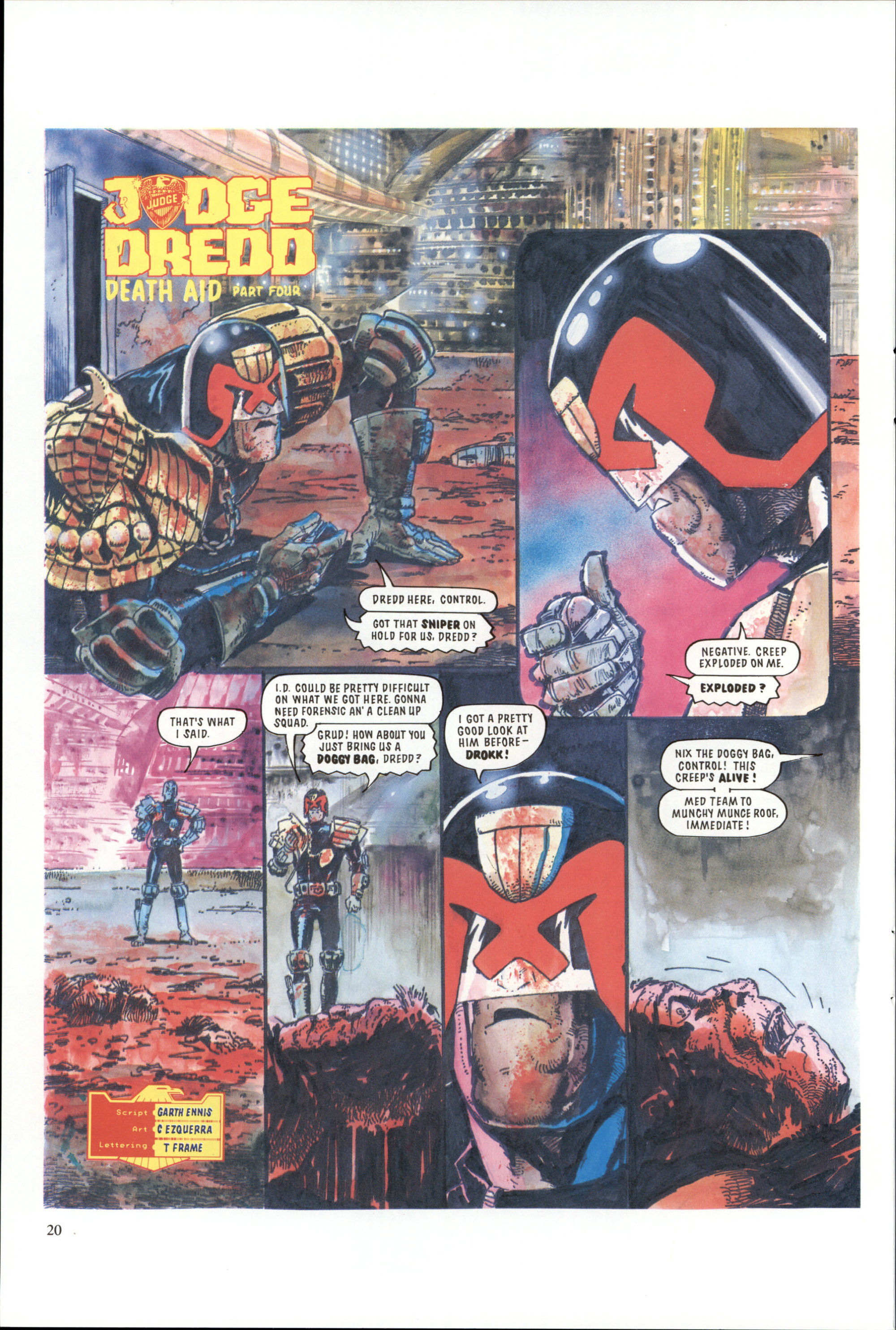 Read online Dredd Rules! comic -  Issue #19 - 22