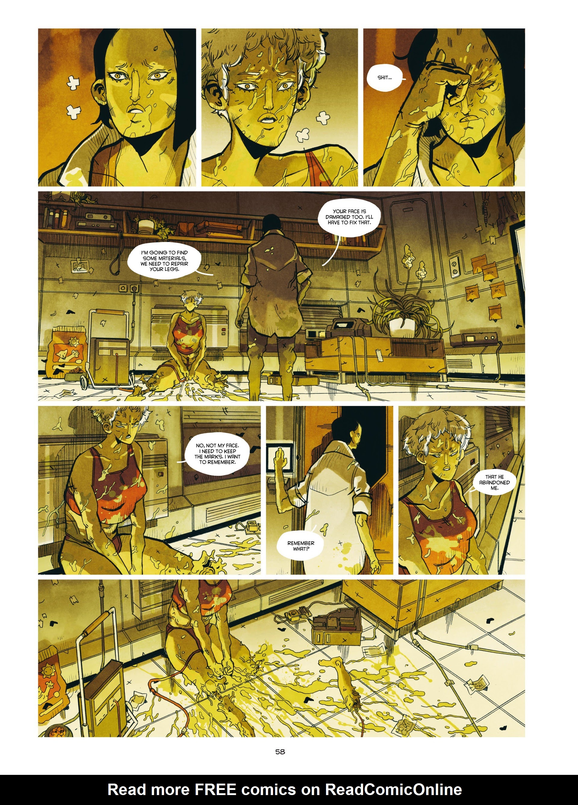 Read online Carbon & Silicon (2020) comic -  Issue # TPB (Part 1) - 57