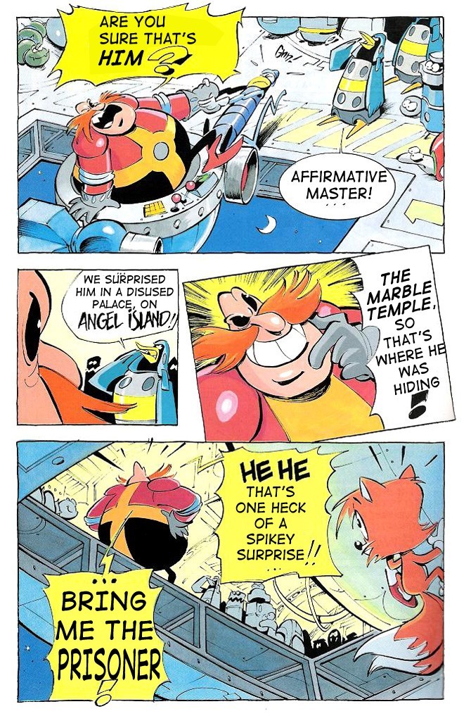 Read online Sonic Adventures: Dans Les Griffes De Robotnik comic -  Issue # Full - 5