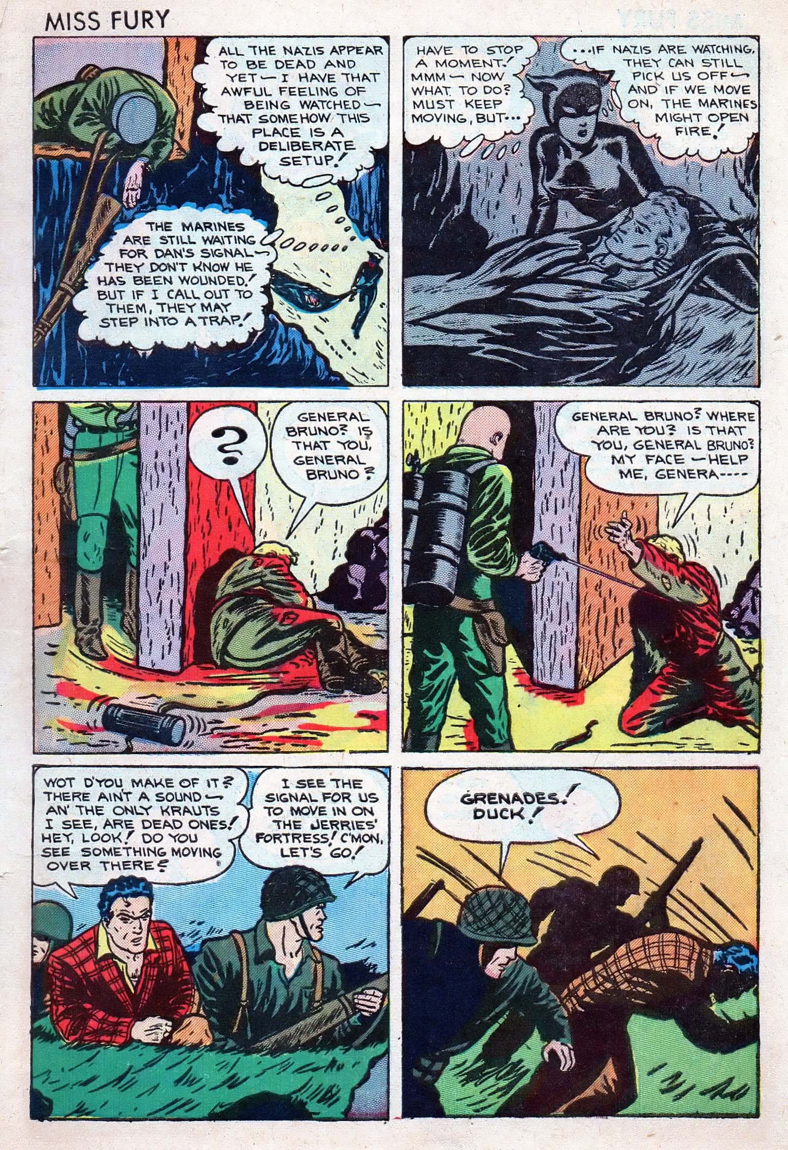 Read online Miss Fury (1942) comic -  Issue #5 - 5