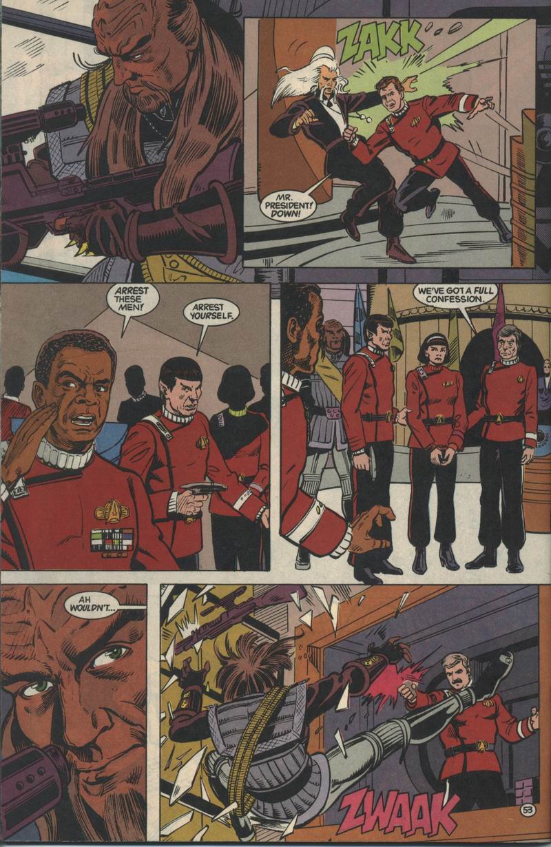 Read online Star Trek VI: The Undiscovered Country comic -  Issue # Full - 55