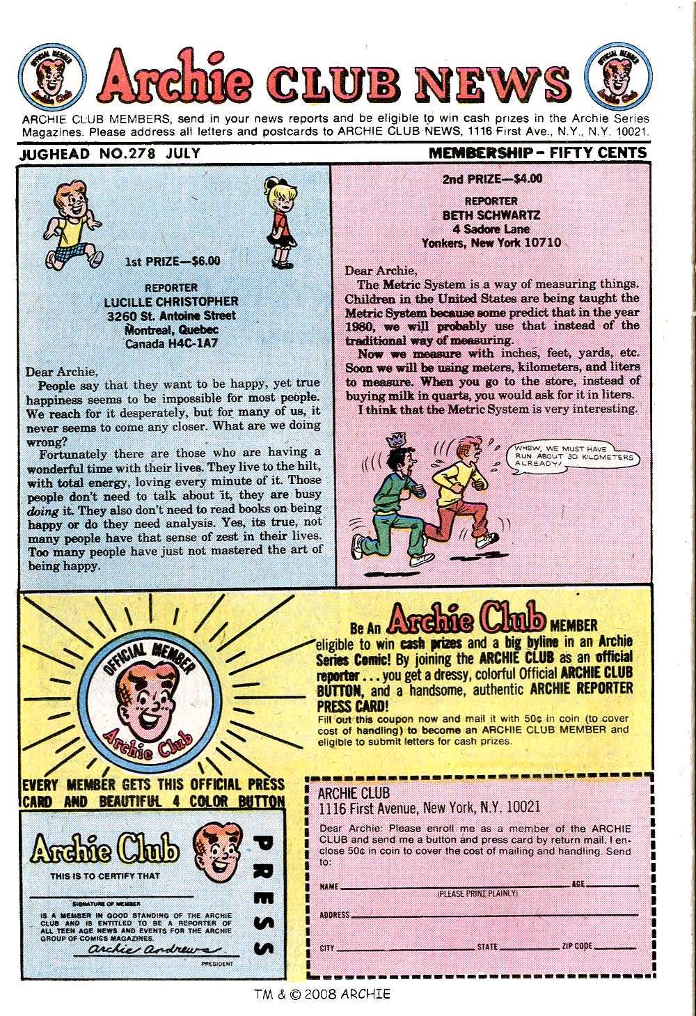 Read online Jughead (1965) comic -  Issue #278 - 26