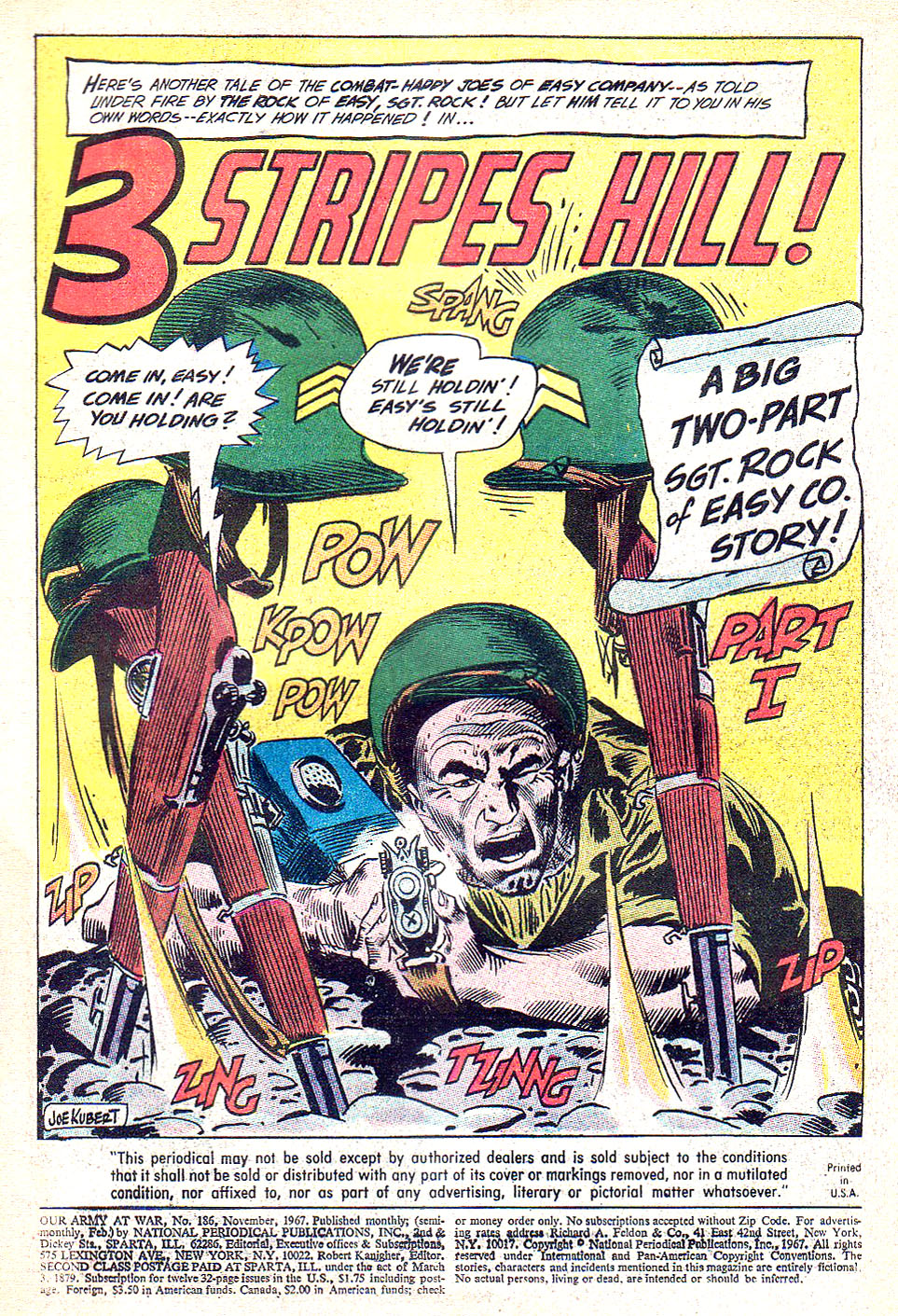 Read online Our Army at War (1952) comic -  Issue #186 - 3