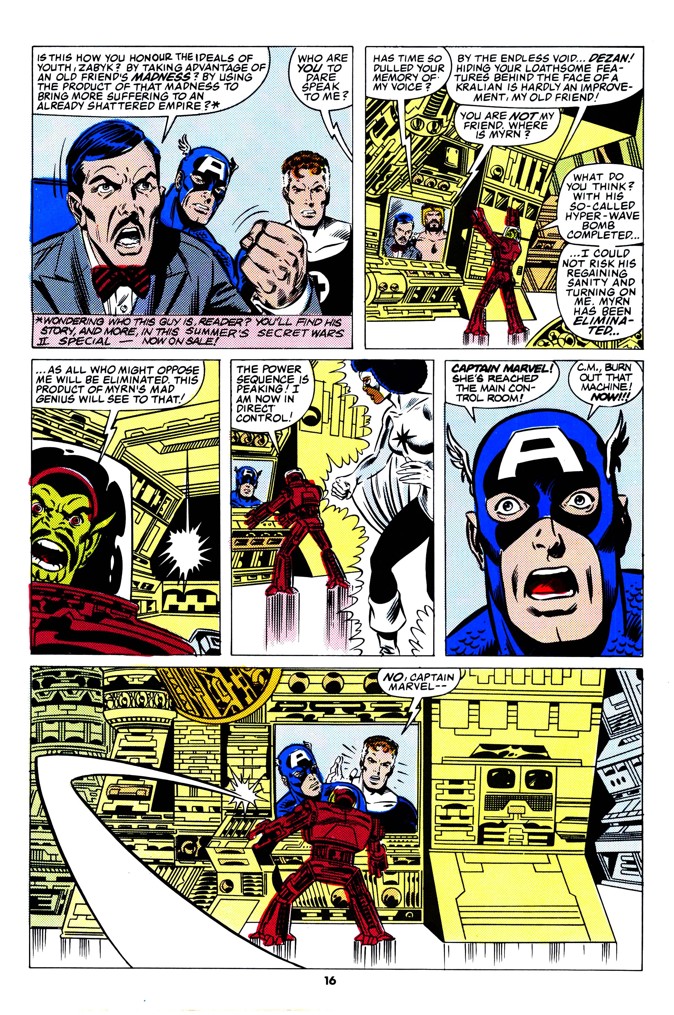 Read online Secret Wars (1985) comic -  Issue #56 - 16