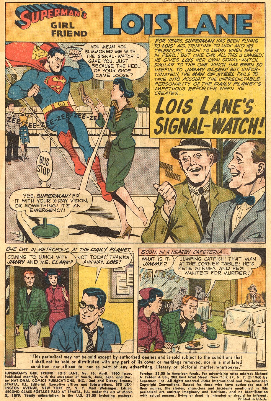 Read online Superman's Girl Friend, Lois Lane comic -  Issue #16 - 3