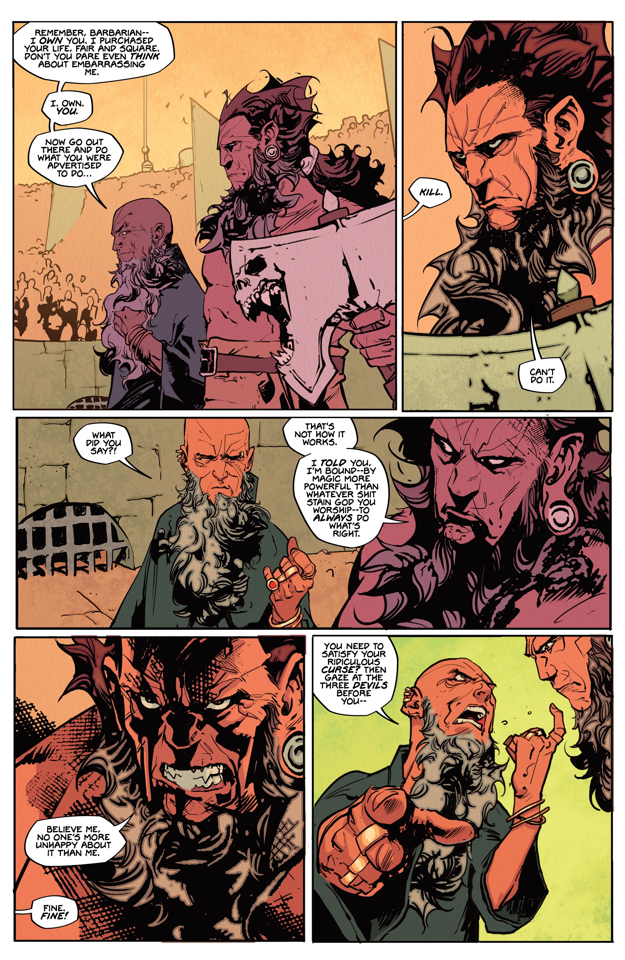 Read online Barbaric comic -  Issue #1 - 5