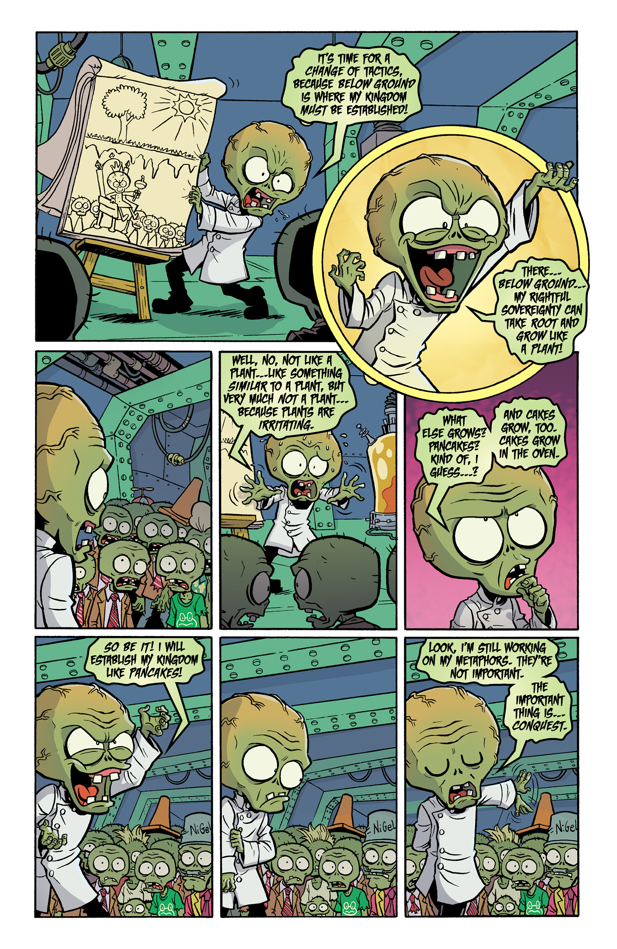 Read online Plants vs. Zombies: Boom Boom Mushroom comic -  Issue #10 - 5