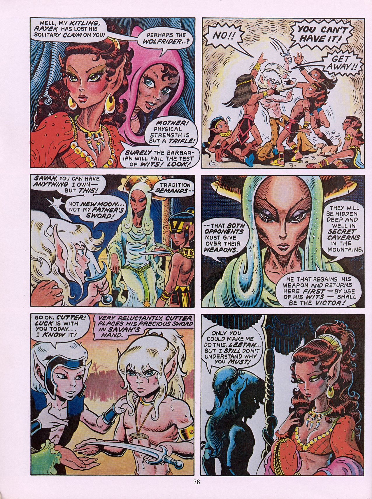 Read online ElfQuest (Starblaze Edition) comic -  Issue # TPB 1 - 84
