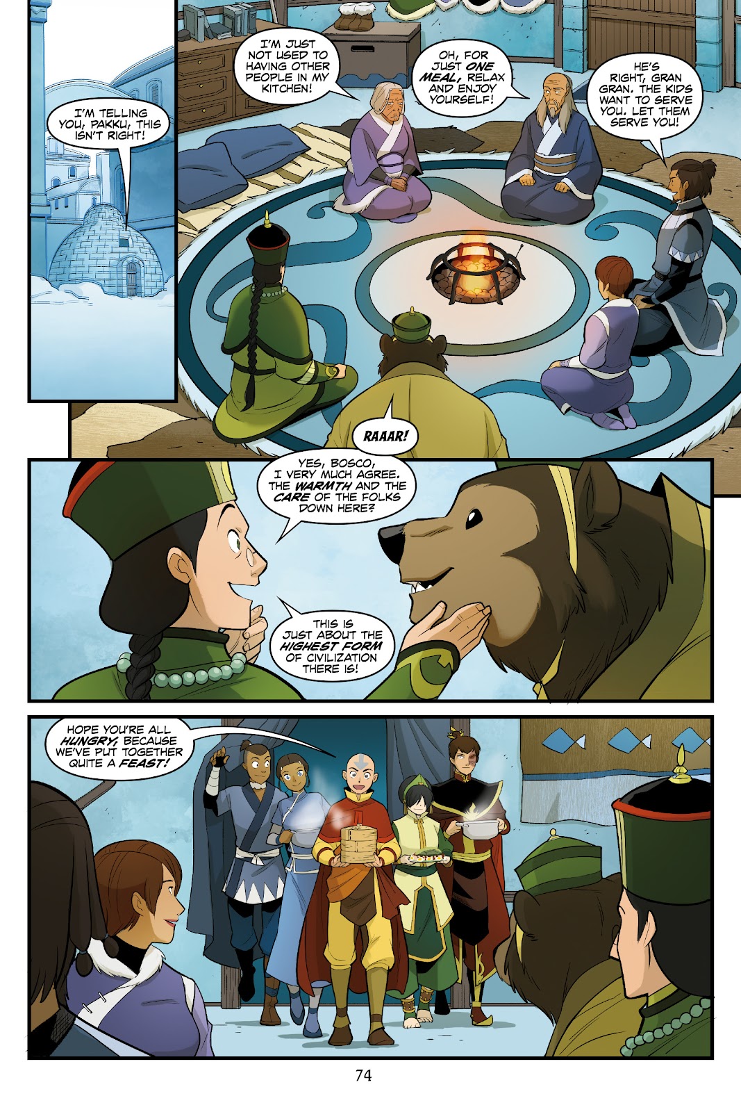 Nickelodeon Avatar: The Last Airbender - North and South issue 3 - Page 73