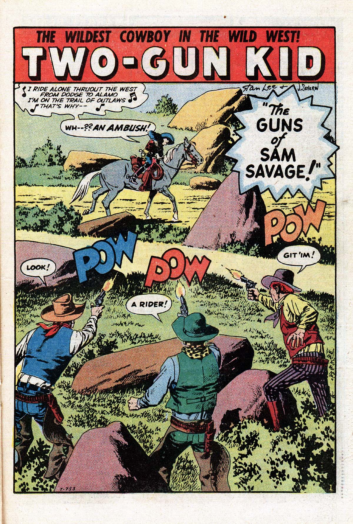 Read online The Mighty Marvel Western comic -  Issue #15 - 25