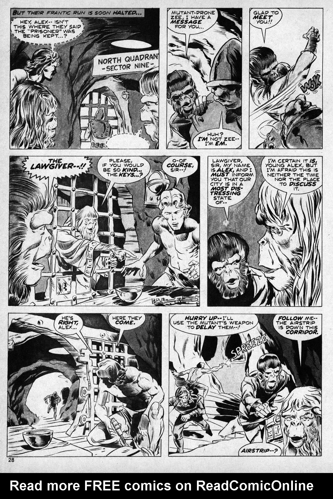 Read online Planet of the Apes comic -  Issue #3 - 28