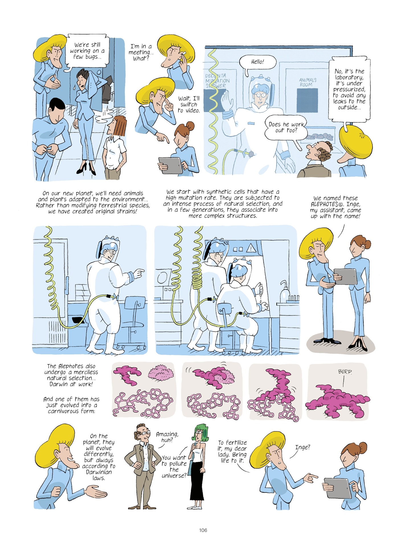 Read online Evolution, Darwin, God, and the Horse-People comic -  Issue # TPB - 105
