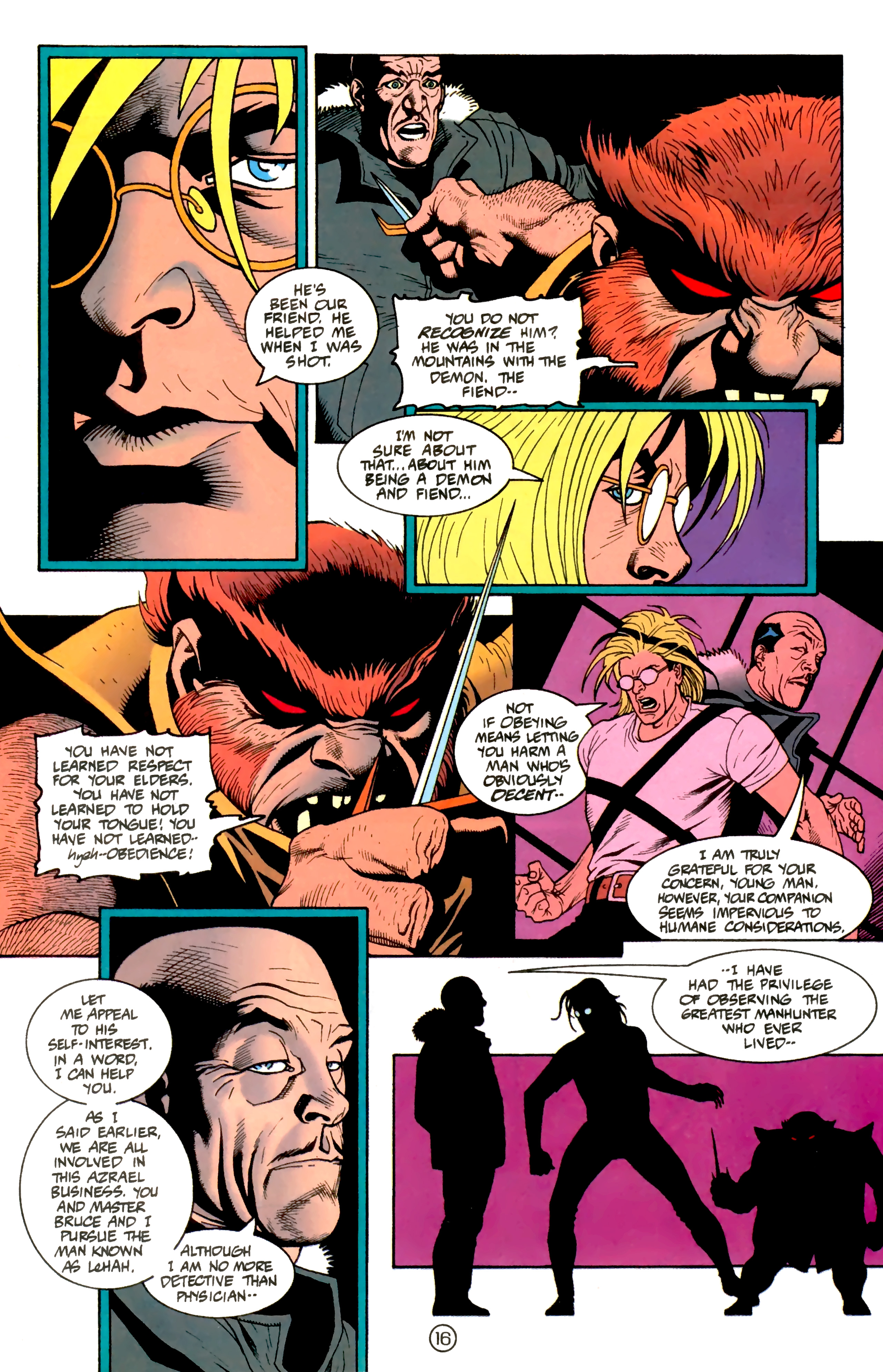Read online Batman: Sword of Azrael comic -  Issue #3 - 16
