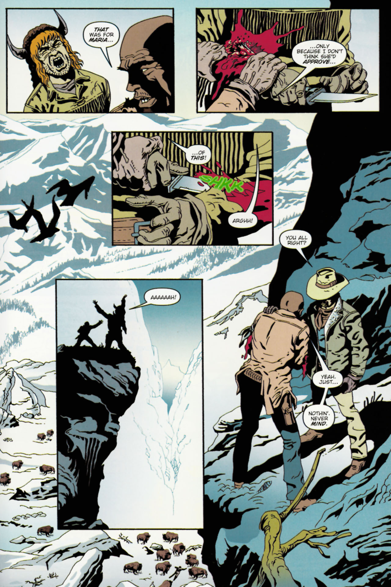 Read online Desperadoes: Buffalo Dreams comic -  Issue #4 - 22