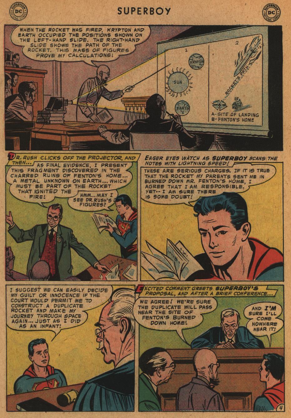 Read online Superboy (1949) comic -  Issue #63 - 5
