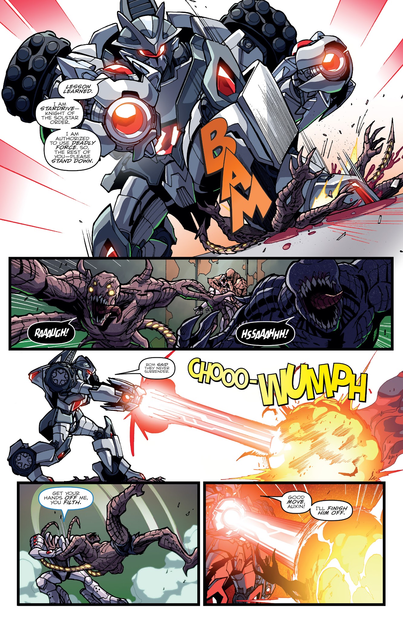 Read online ROM vs. Transformers: Shining Armor comic -  Issue # _TPB 1 - 18