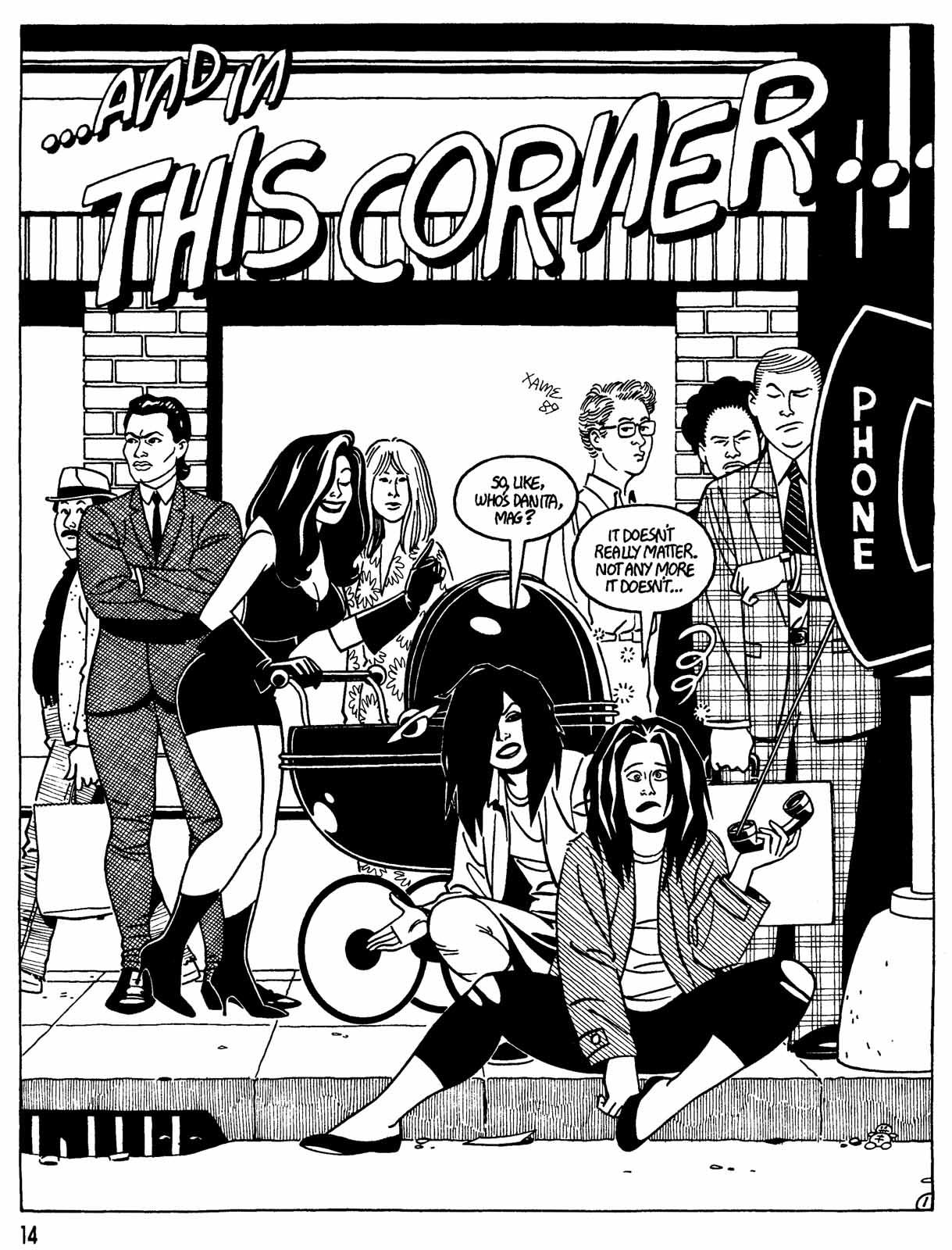 Read online Love and Rockets (1982) comic -  Issue #32 - 16