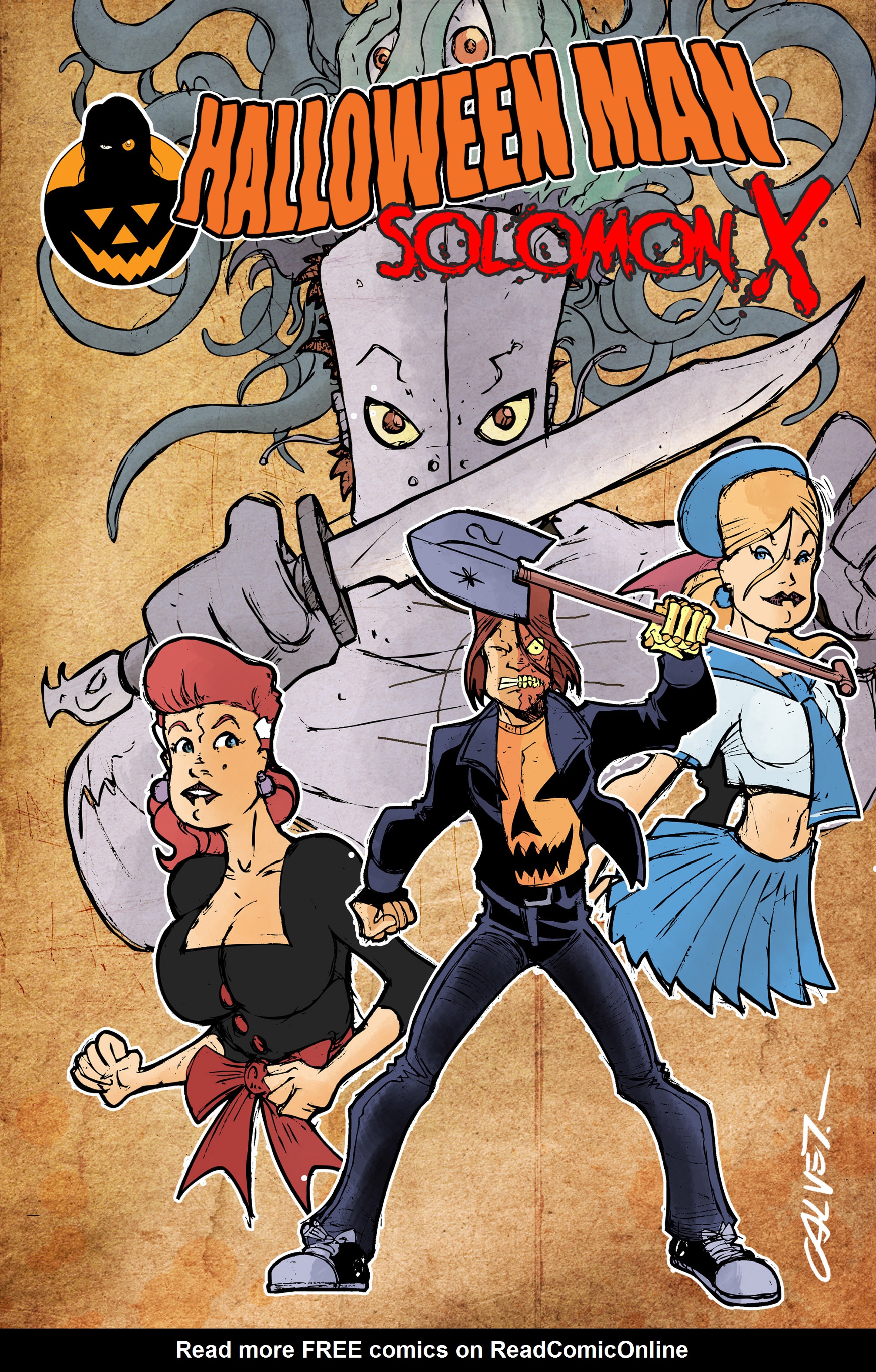 Read online Hack/Slash vs. Halloween Man Special comic -  Issue # Full - 47