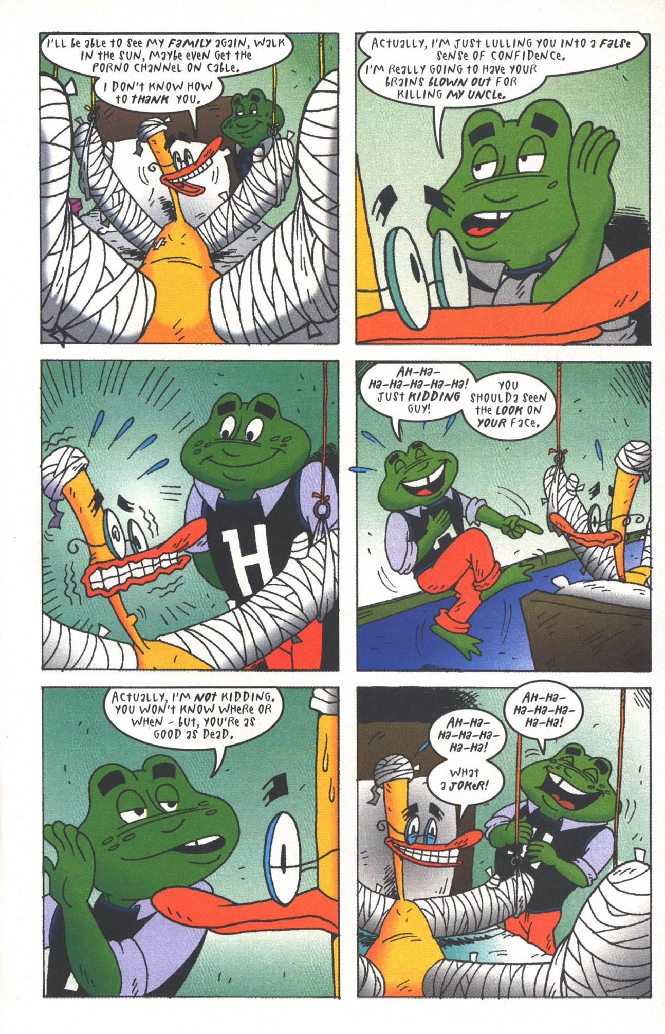 Read online Duckman : The Mob Frog Saga comic -  Issue #3 - 24