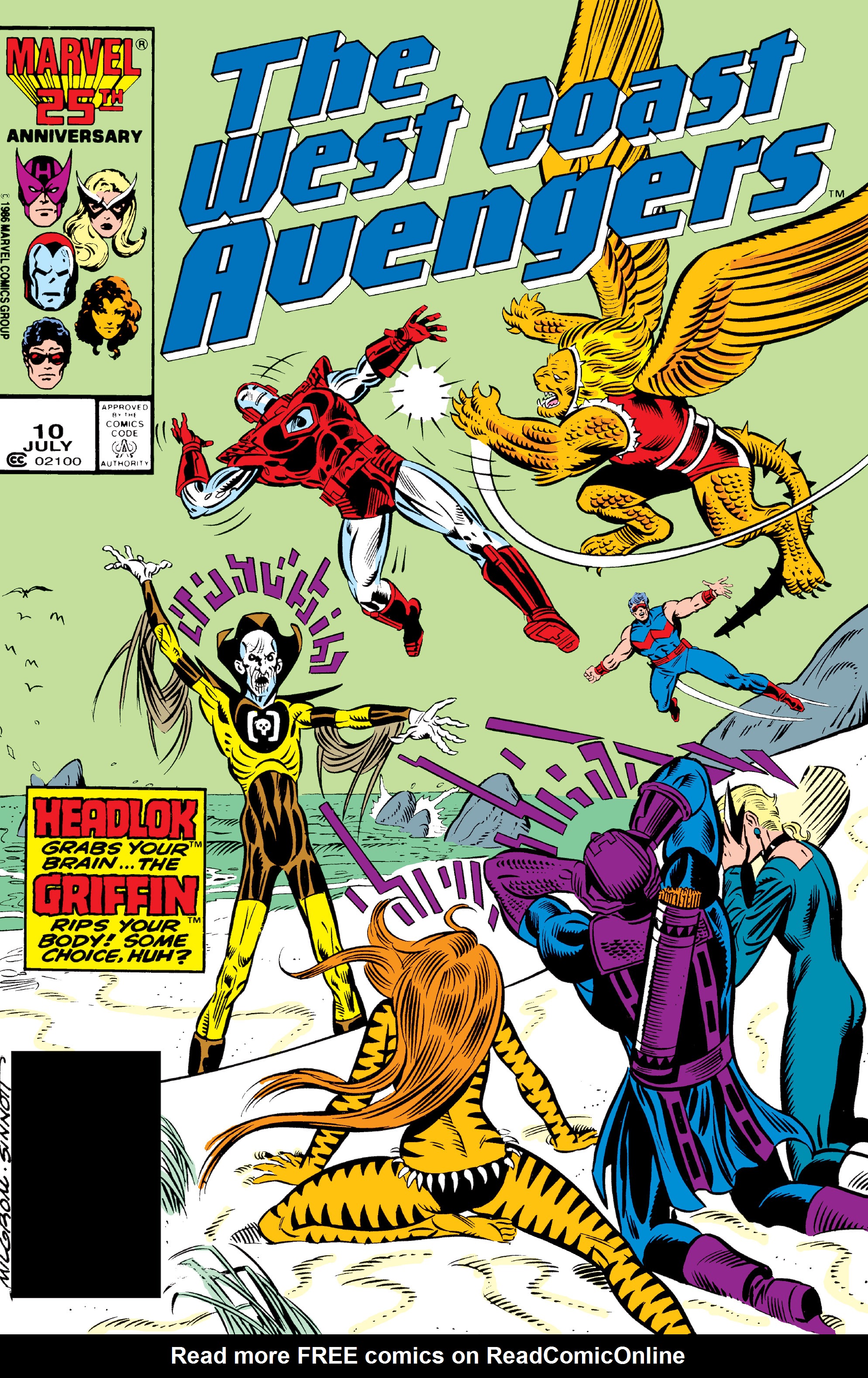 Read online West Coast Avengers (1985) comic -  Issue #10 - 1
