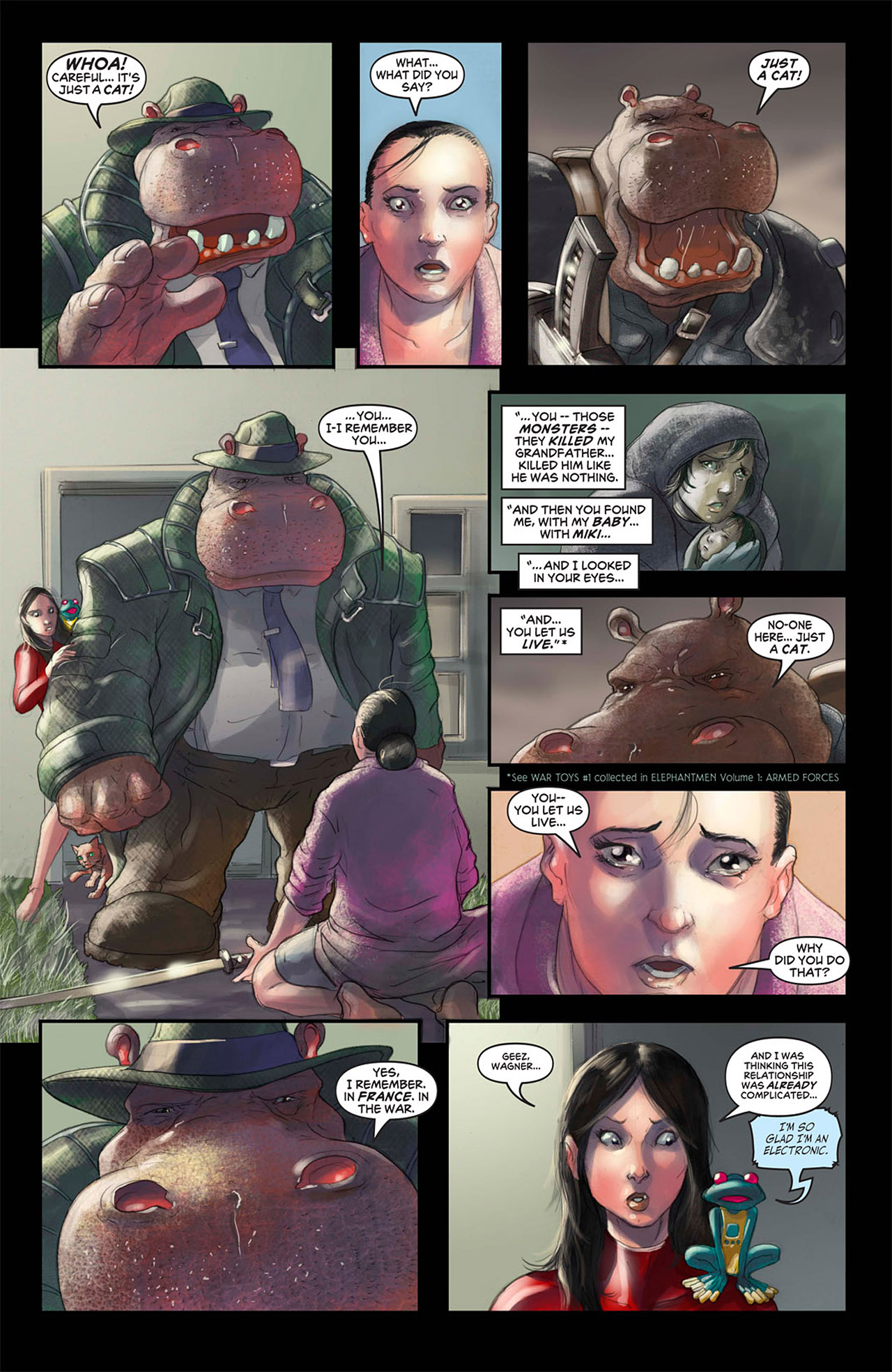 Read online Elephantmen comic -  Issue #38 - 18