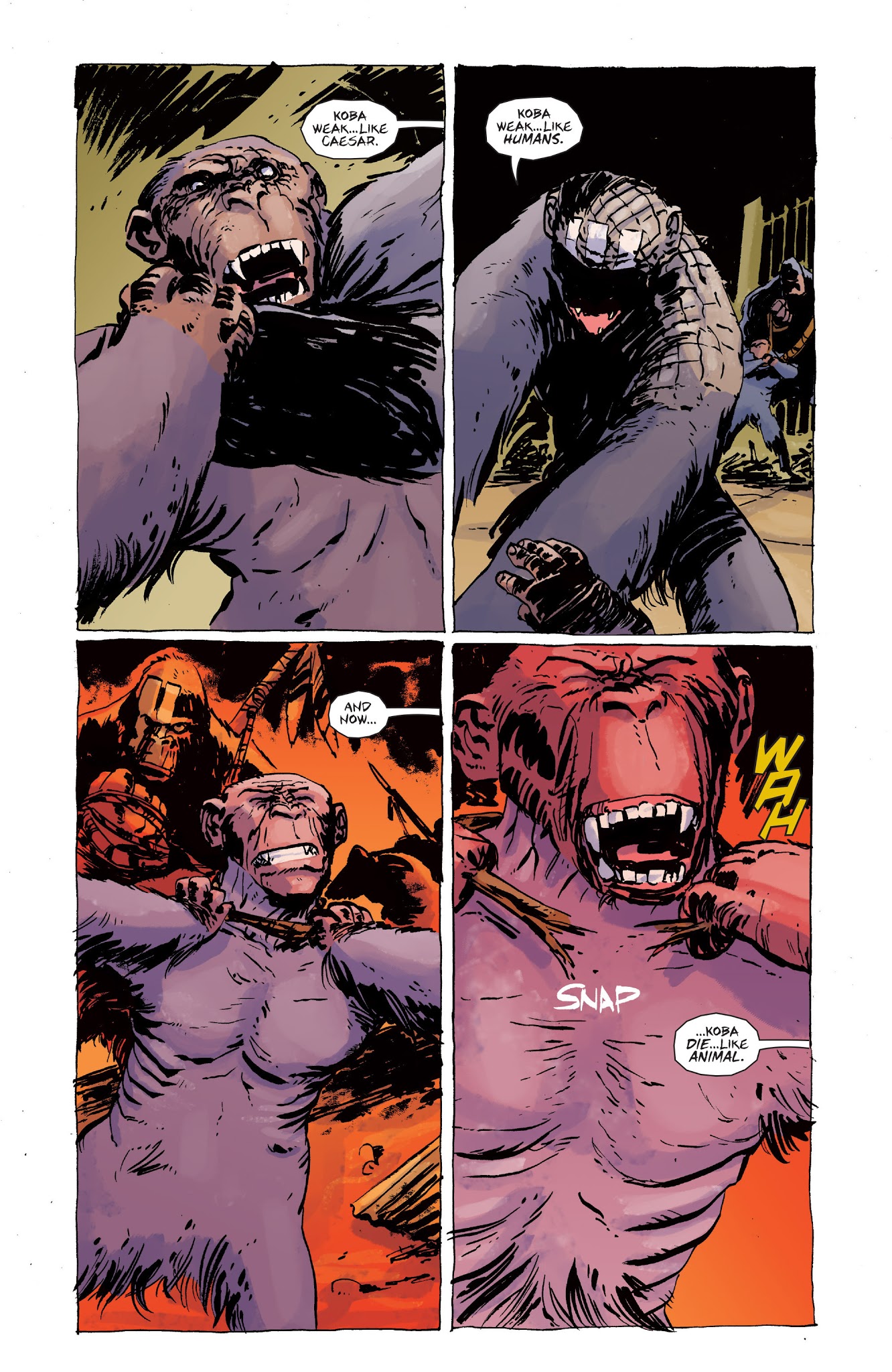 Read online Dawn of the Planet of the Apes comic -  Issue # TPB - 132