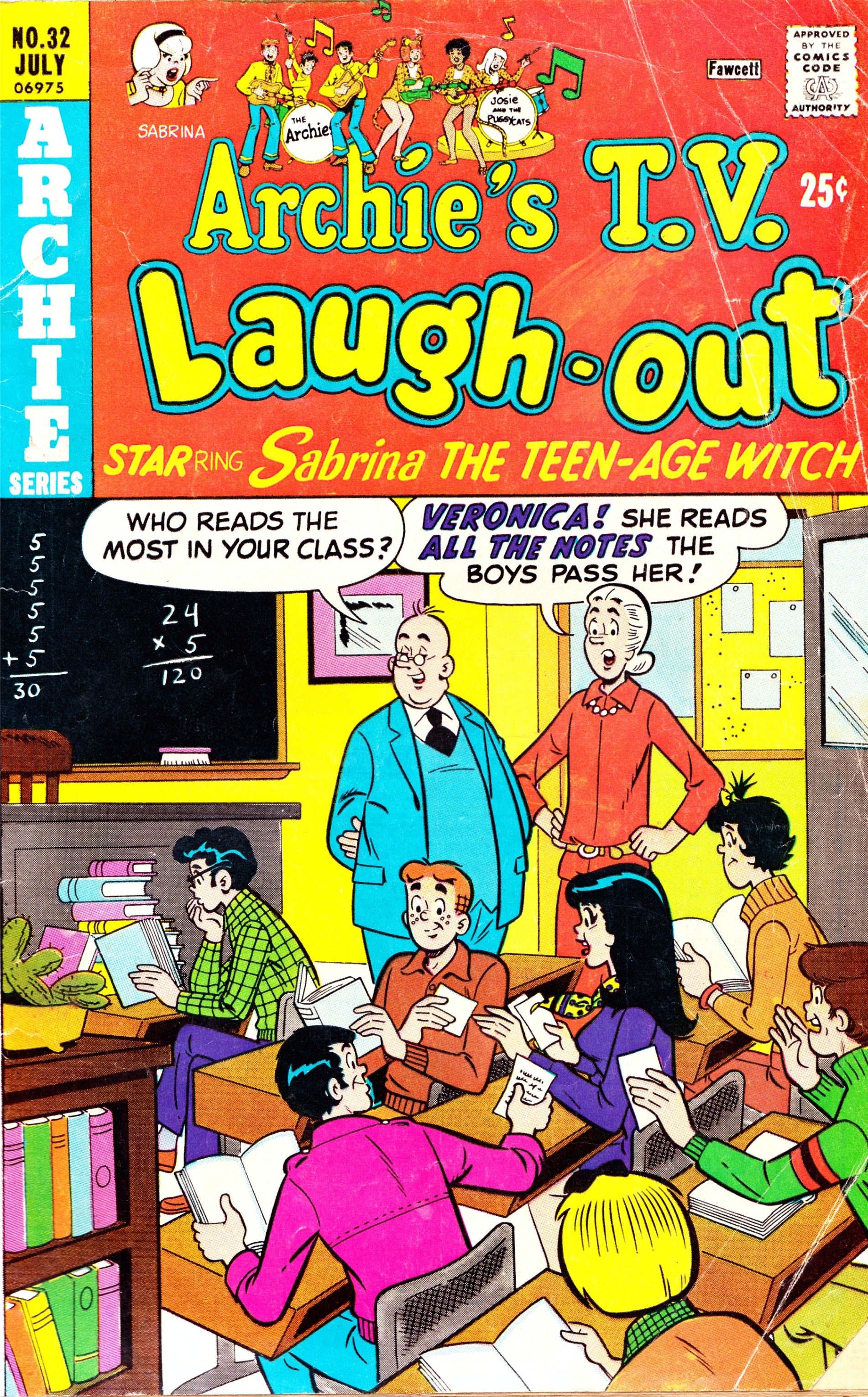 Read online Archie's TV Laugh-Out comic -  Issue #32 - 1