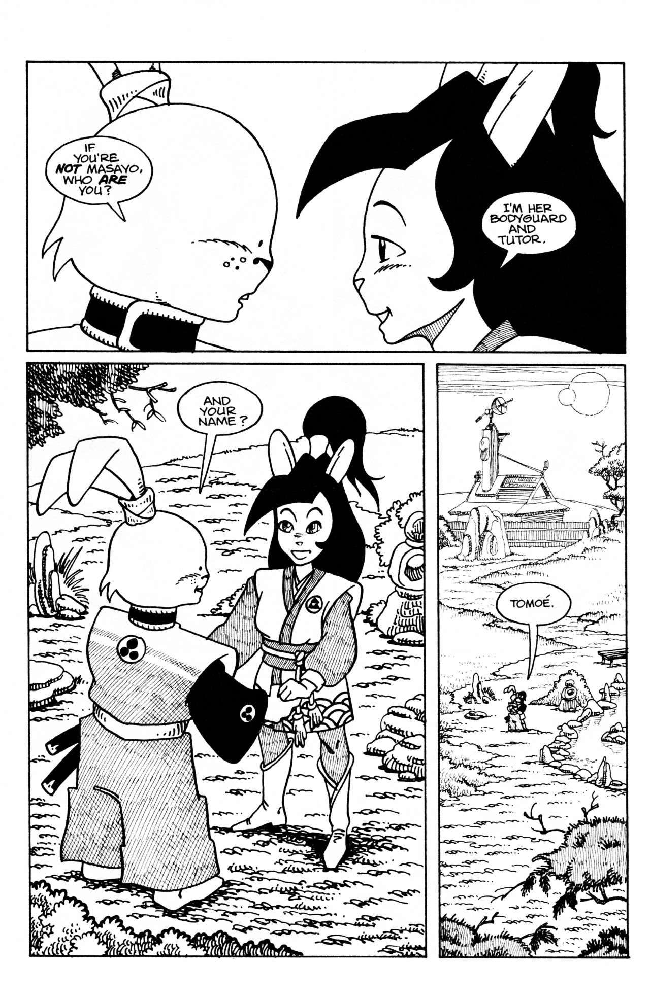 Read online Space Usagi (1992) comic -  Issue #3 - 34