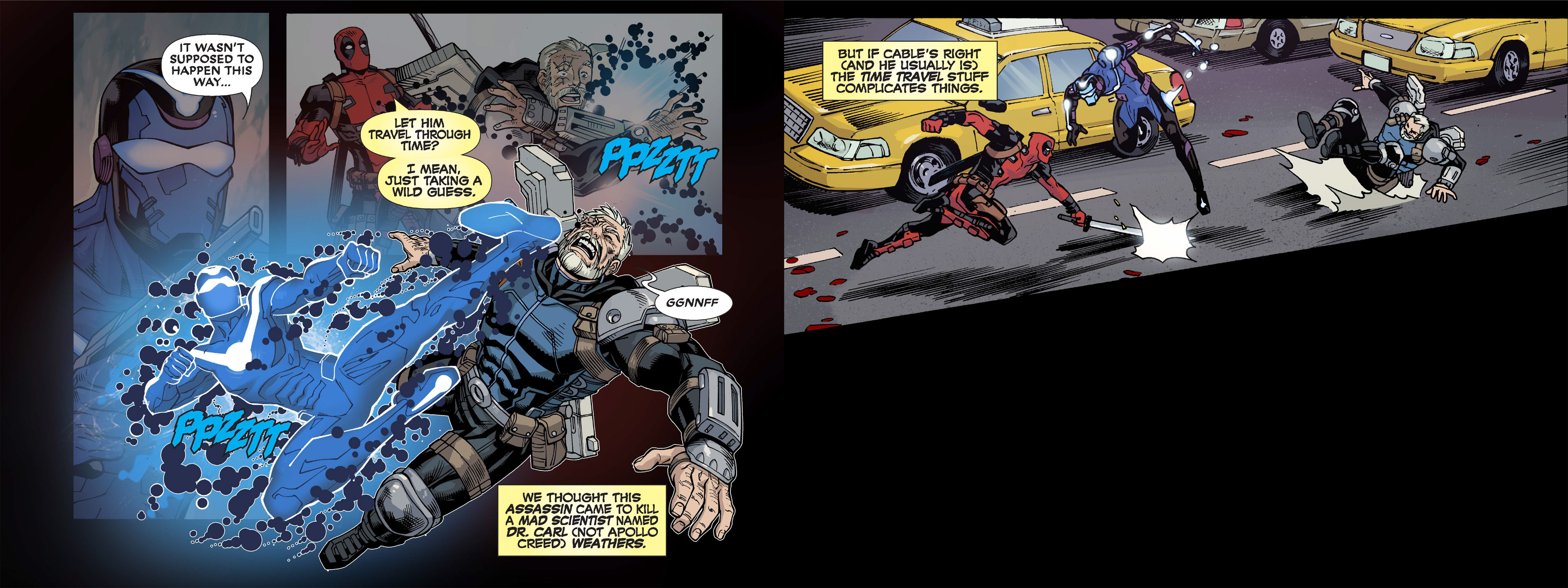Read online Deadpool & Cable: Split Second Infinite Comic comic -  Issue #3 - 13