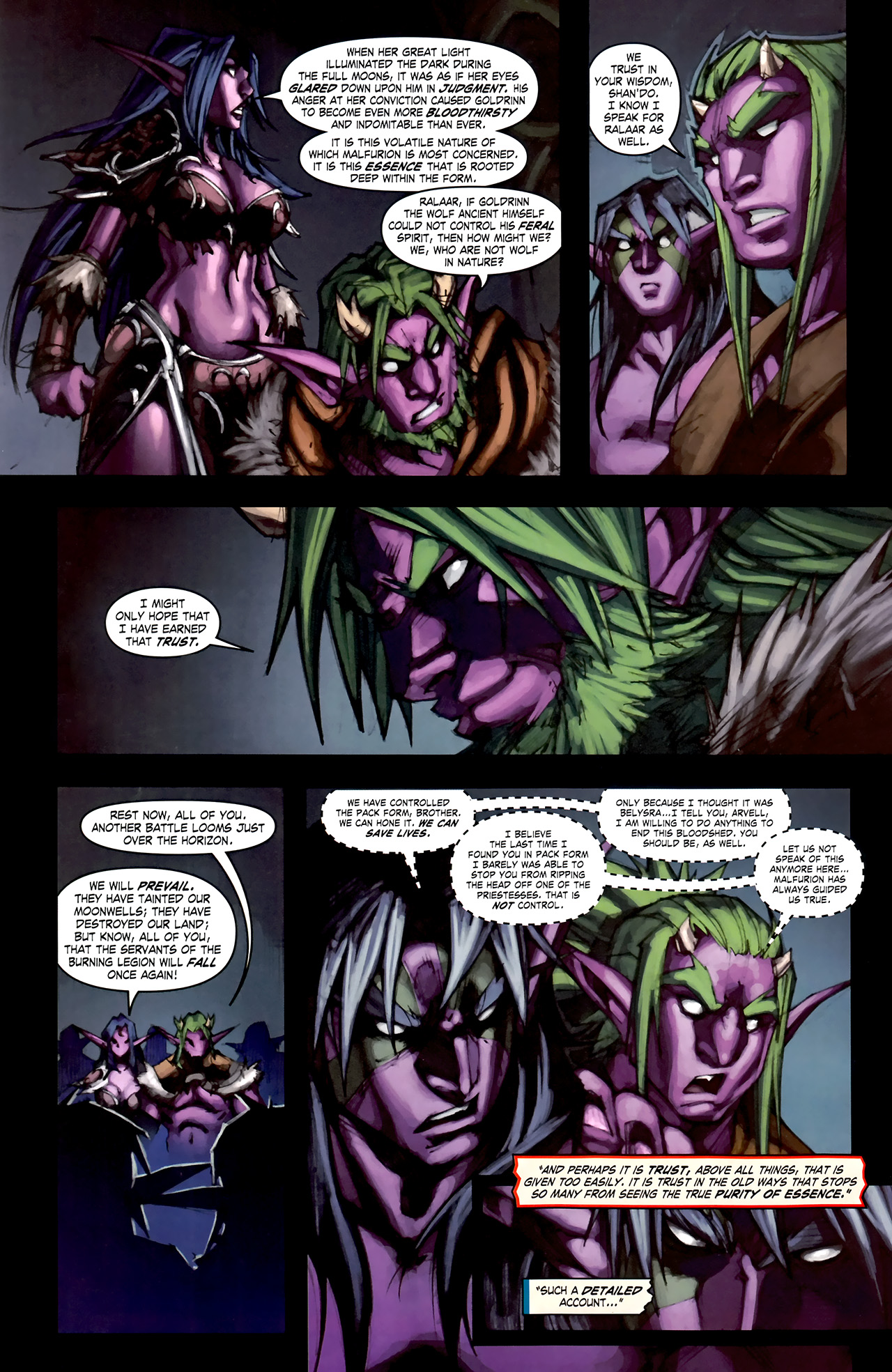 Read online World of Warcraft: Curse of the Worgen comic -  Issue #1 - 28