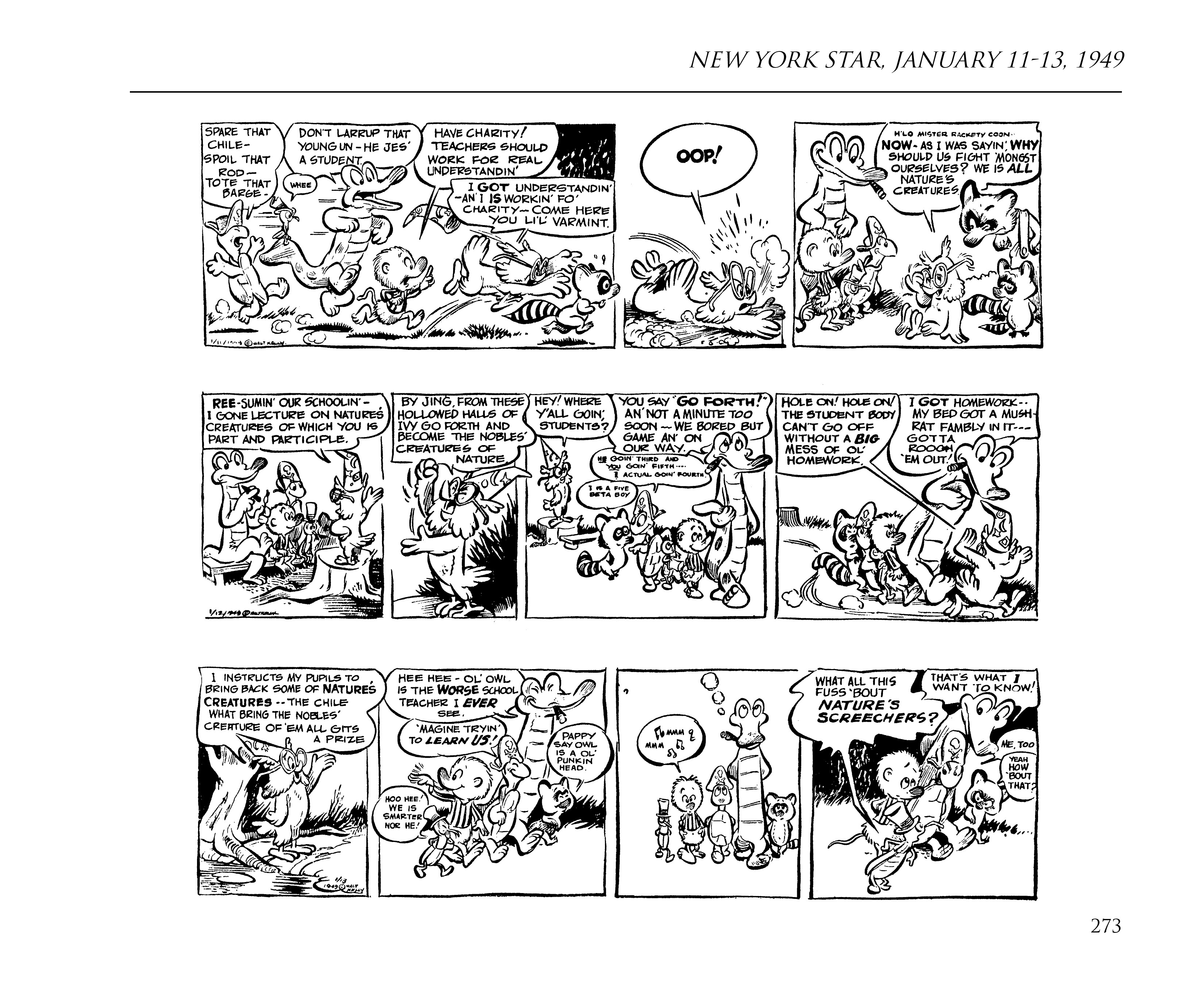 Read online Pogo by Walt Kelly: The Complete Syndicated Comic Strips comic -  Issue # TPB 1 (Part 3) - 91