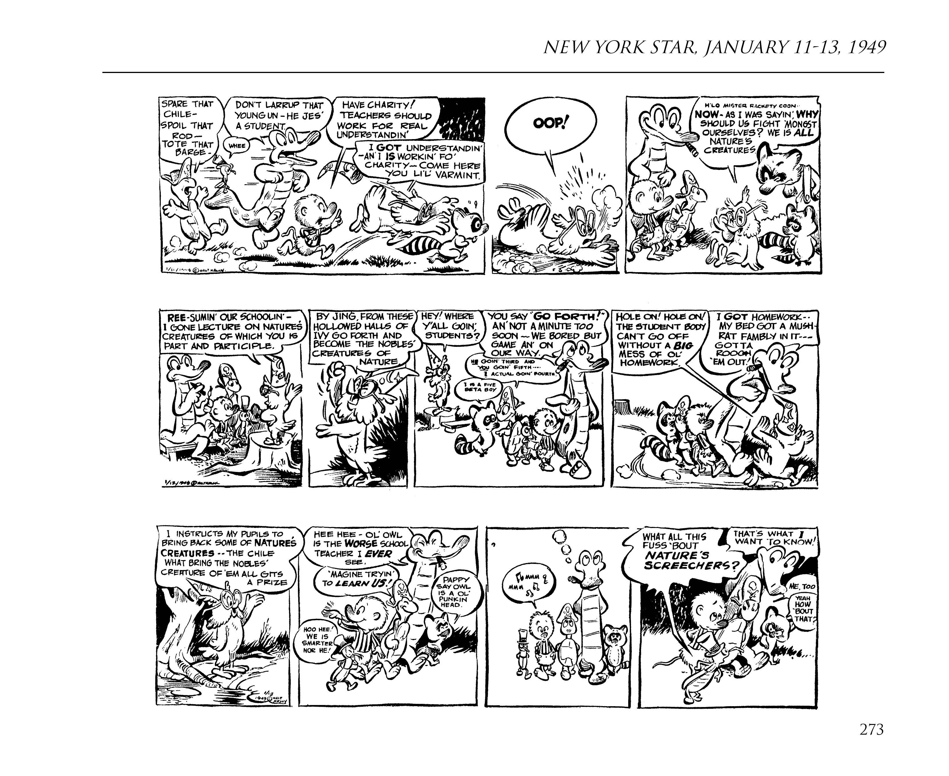Read online Pogo by Walt Kelly: The Complete Syndicated Comic Strips comic -  Issue # TPB 1 (Part 3) - 91