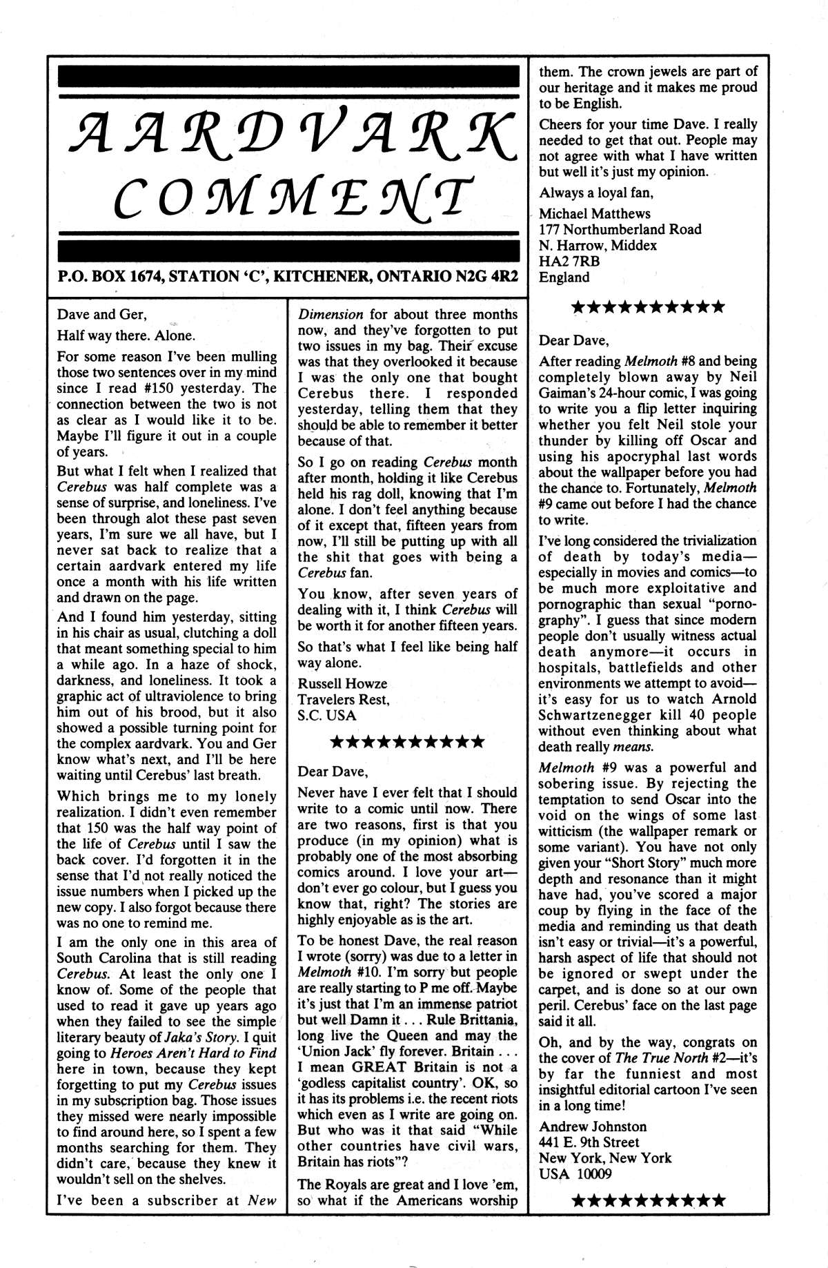Cerebus Issue #153 #152 - English 23