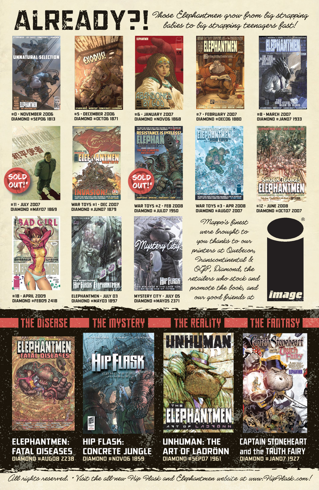 Read online Elephantmen comic -  Issue #19 - 31