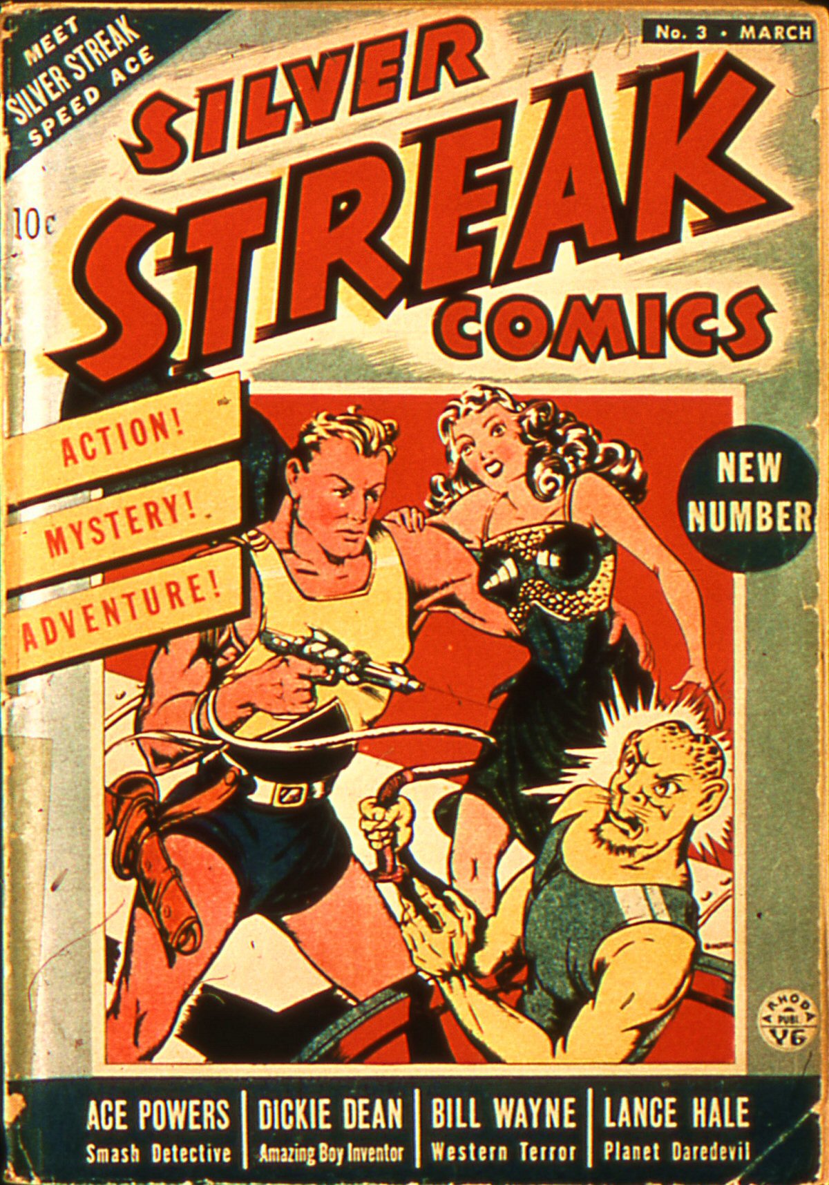 Read online Silver Streak Comics comic -  Issue #3 - 1