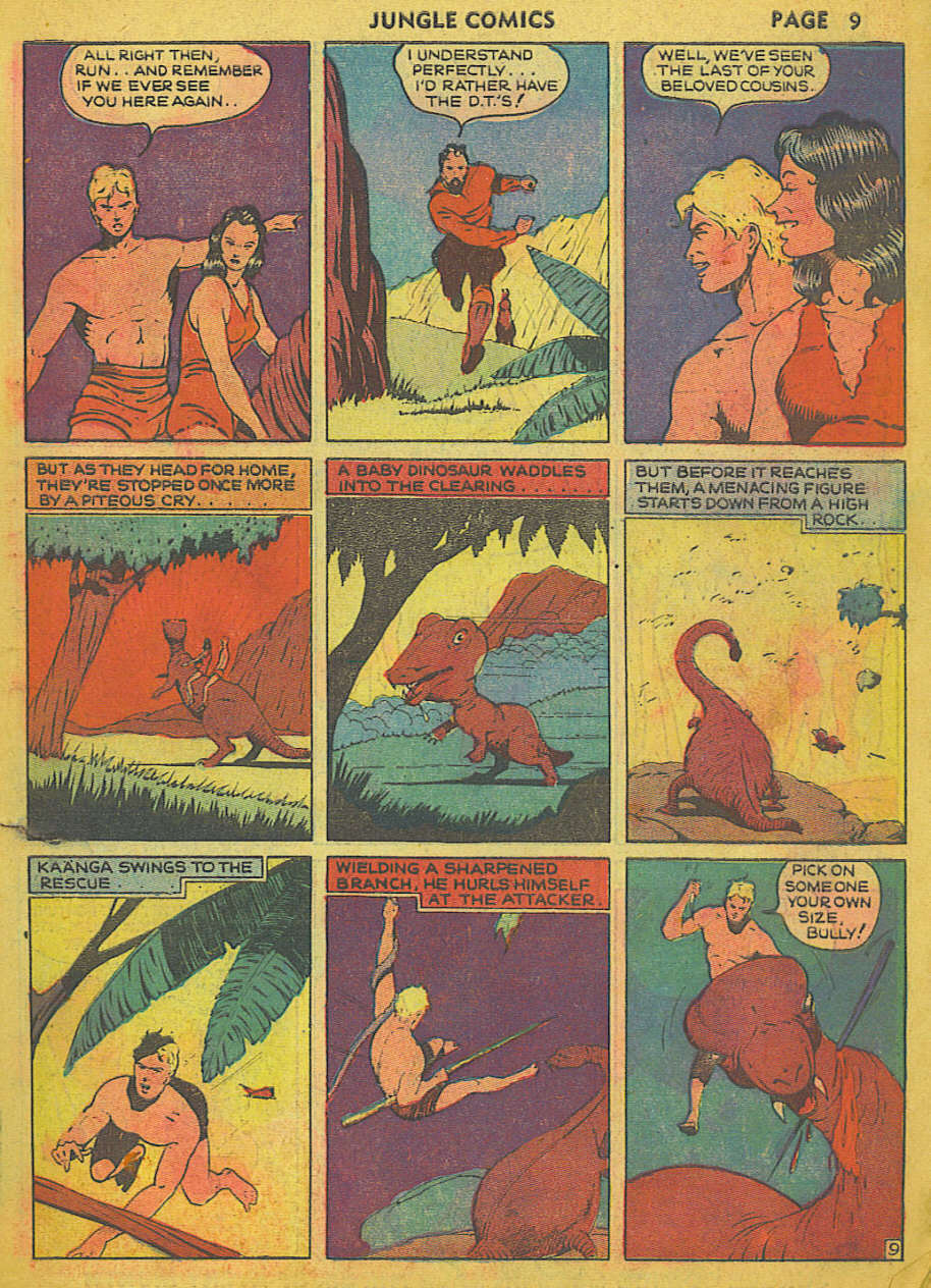 Read online Jungle Comics comic -  Issue #11 - 12