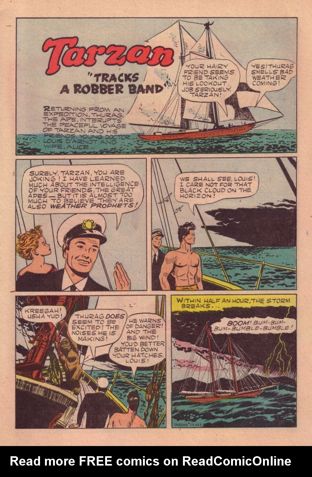 Read online Tarzan (1948) comic -  Issue #29 - 3