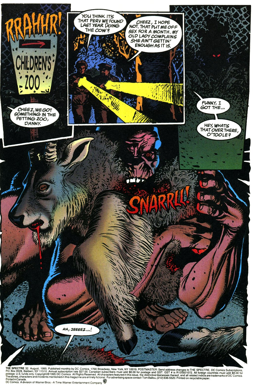 Read online The Spectre (1992) comic -  Issue #32 - 2