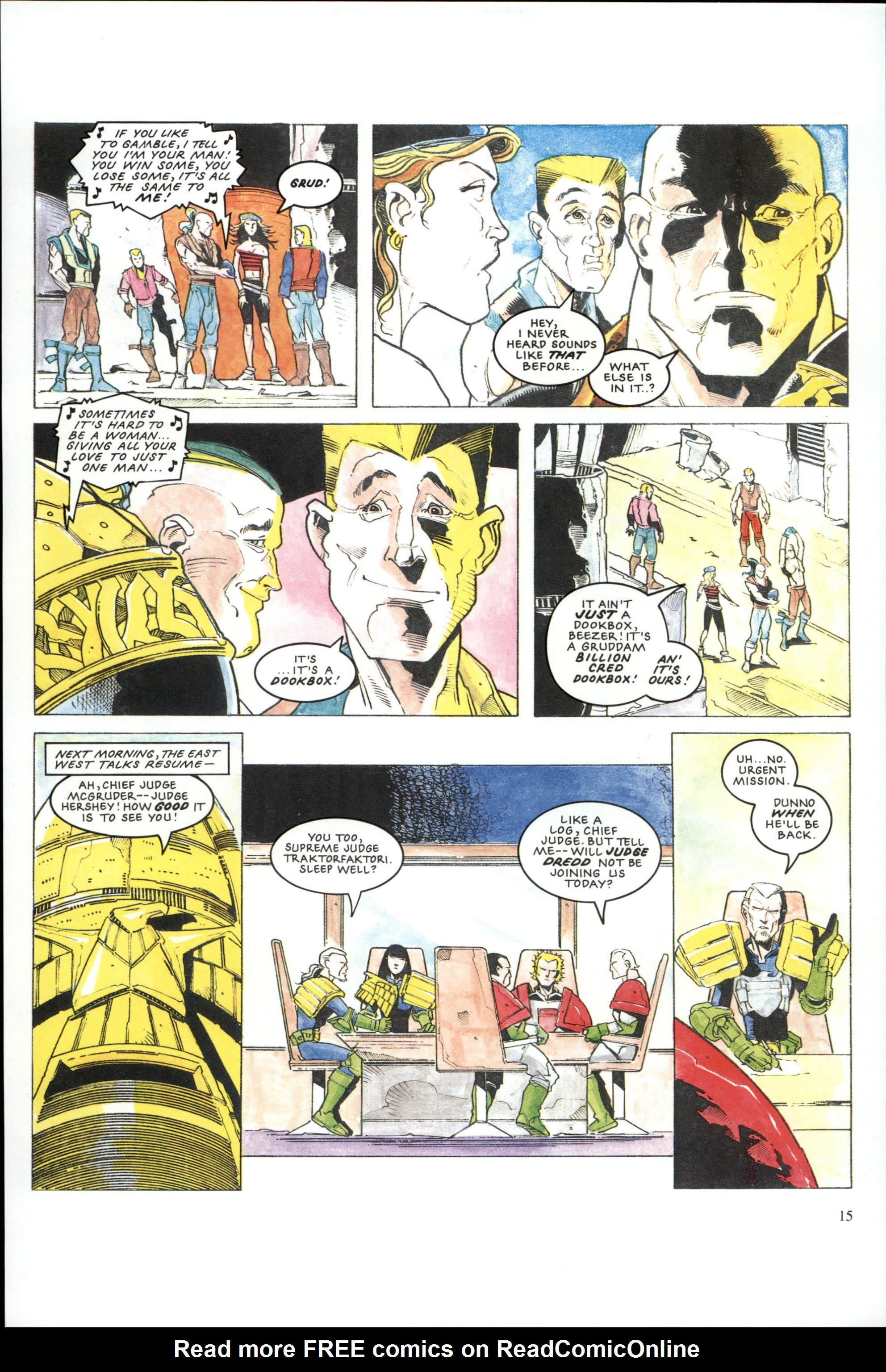 Read online Dredd Rules! comic -  Issue #16 - 17