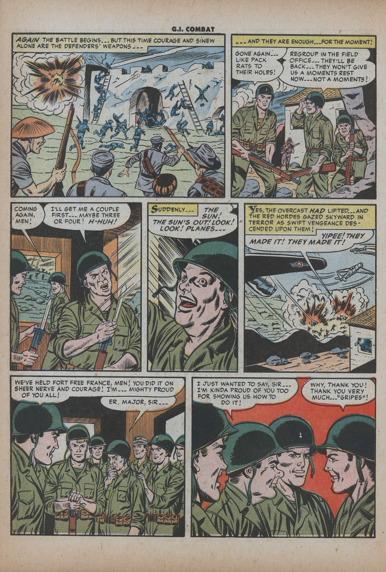 Read online G.I. Combat (1952) comic -  Issue #20 - 10