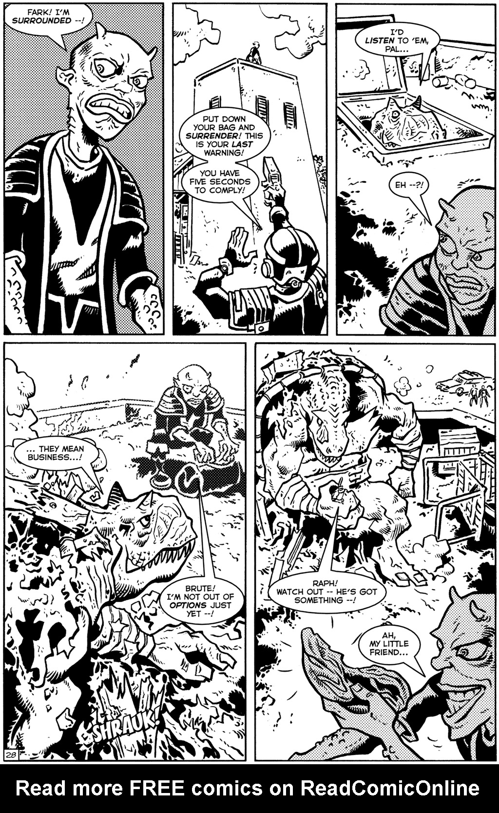 Read online TMNT: Teenage Mutant Ninja Turtles comic -  Issue #27 - 30