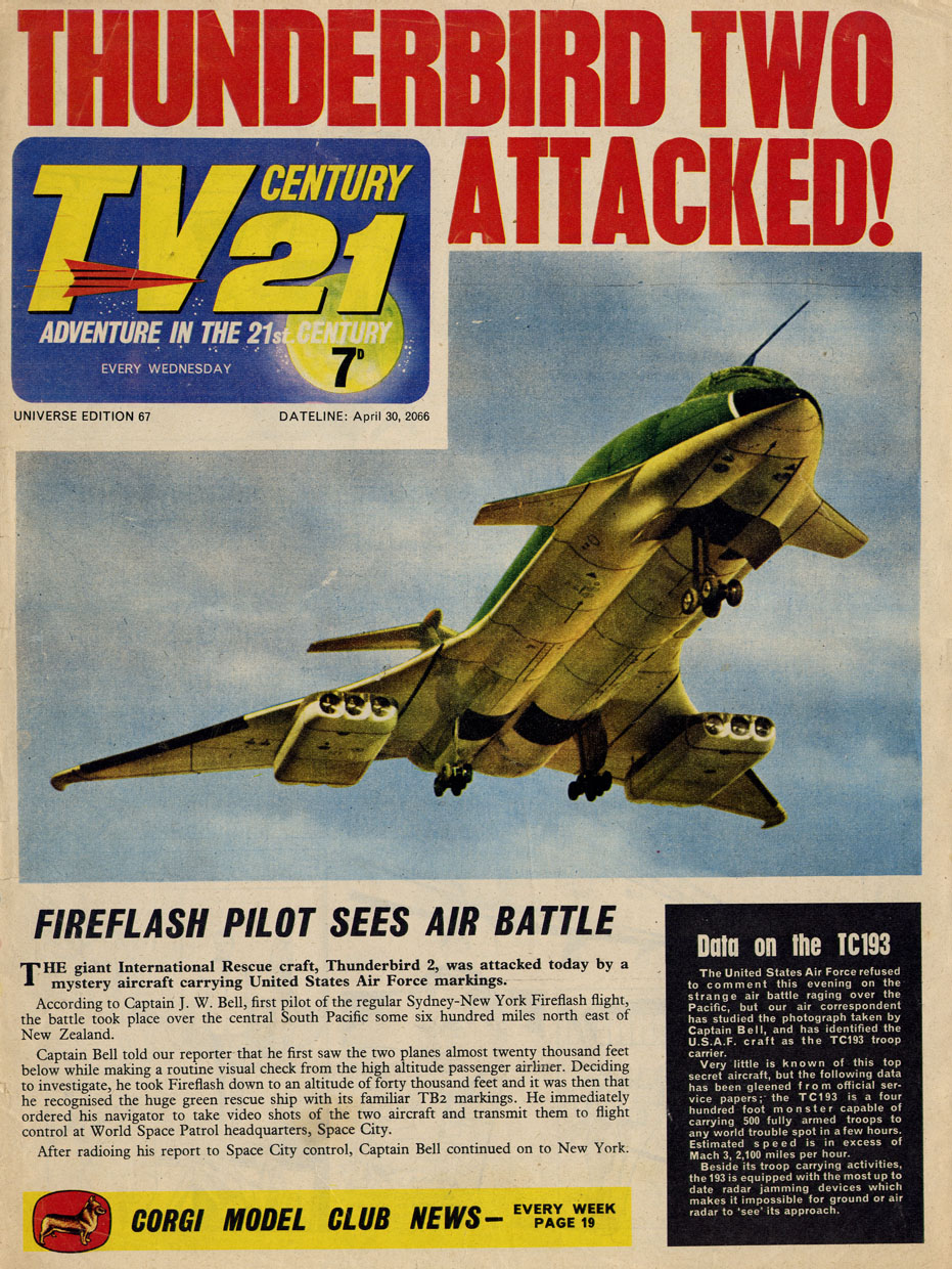 Read online TV Century 21 (TV 21) comic -  Issue #67 - 1