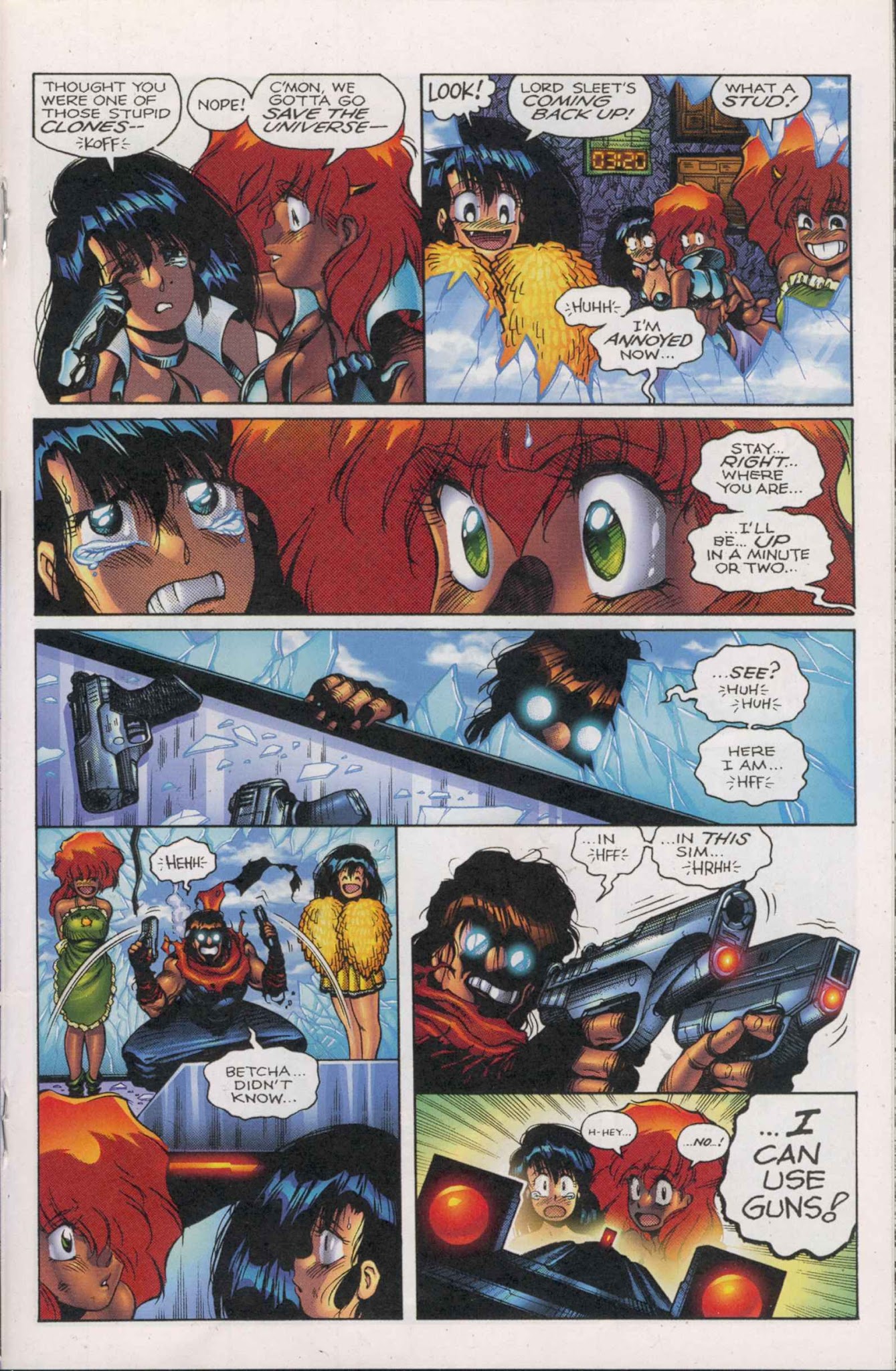 Read online The Dirty Pair: Sim Hell Remastered comic -  Issue #4 - 19