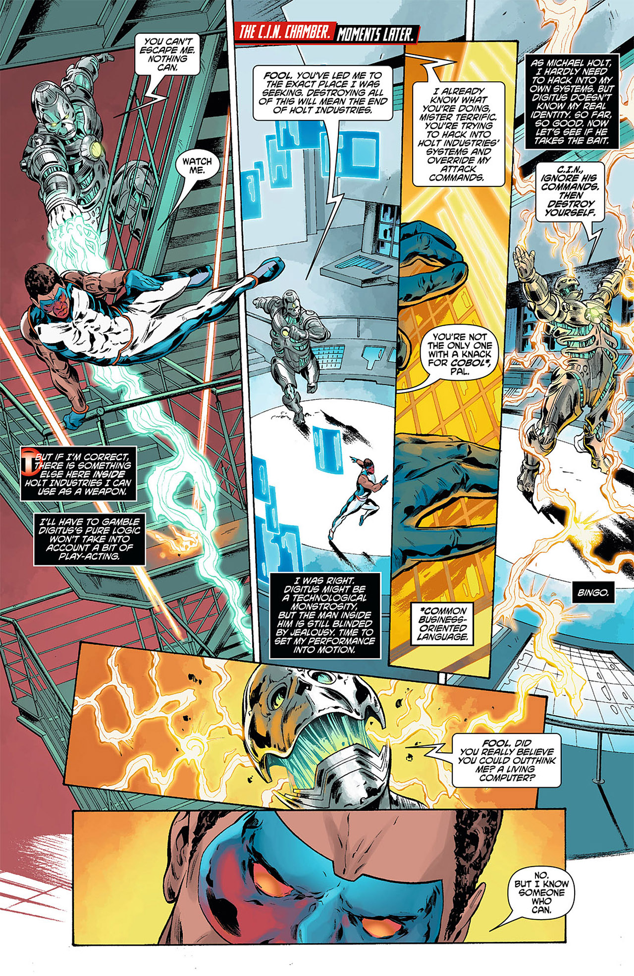 Read online Mister Terrific comic -  Issue #8 - 9