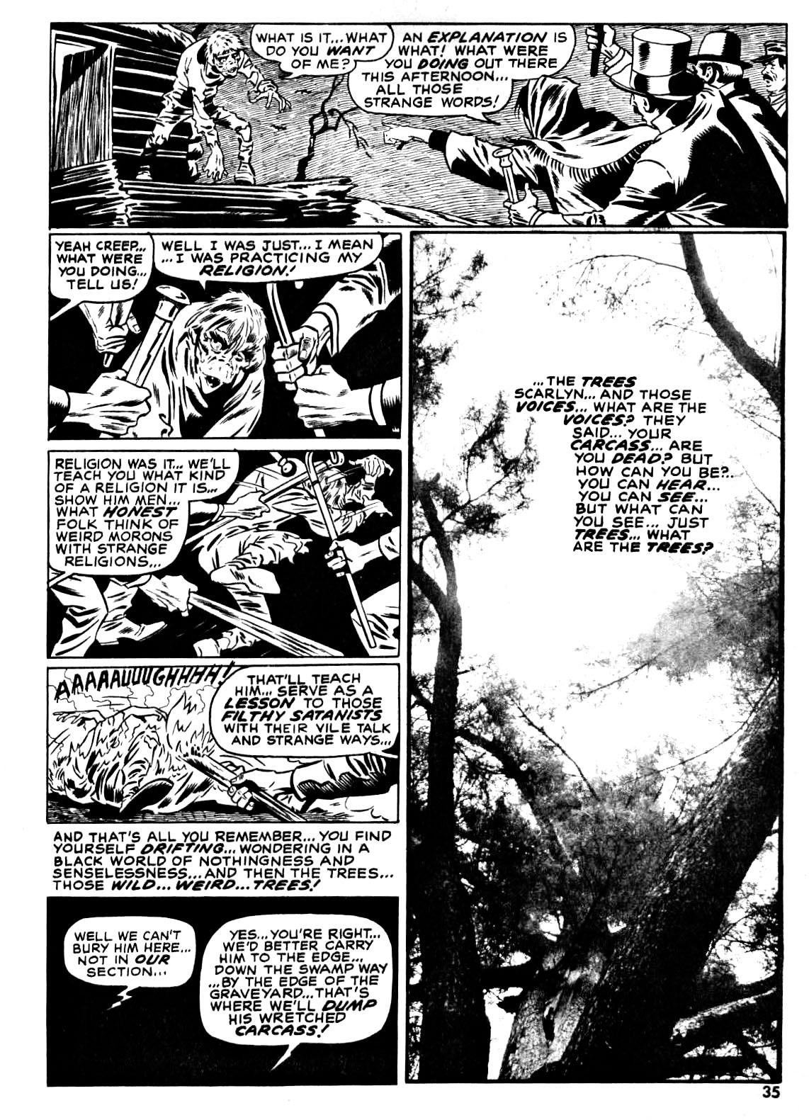 Read online Nightmare (1970) comic -  Issue #8 - 34