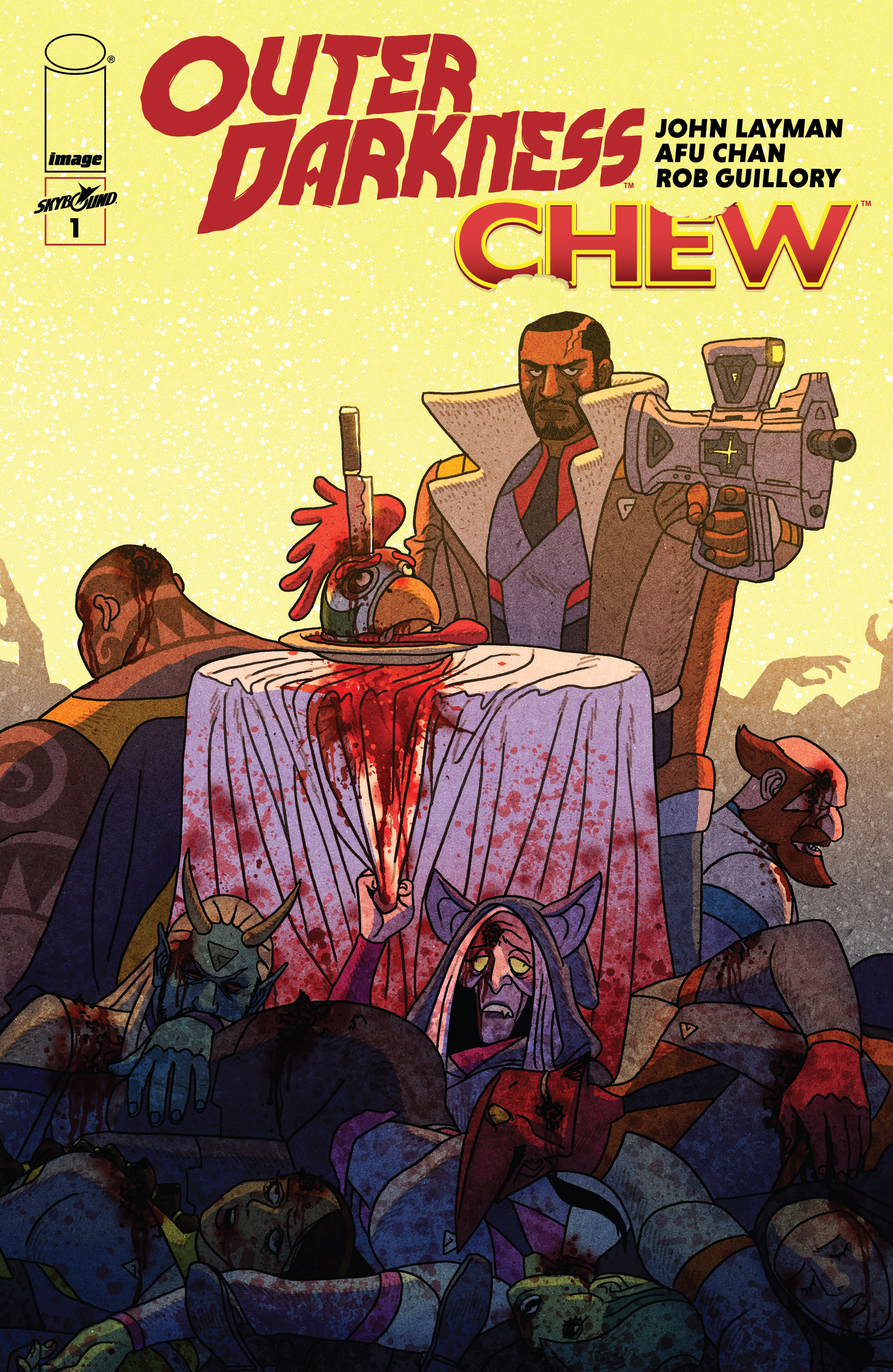 Read online Outer Darkness/Chew comic -  Issue #1 - 1