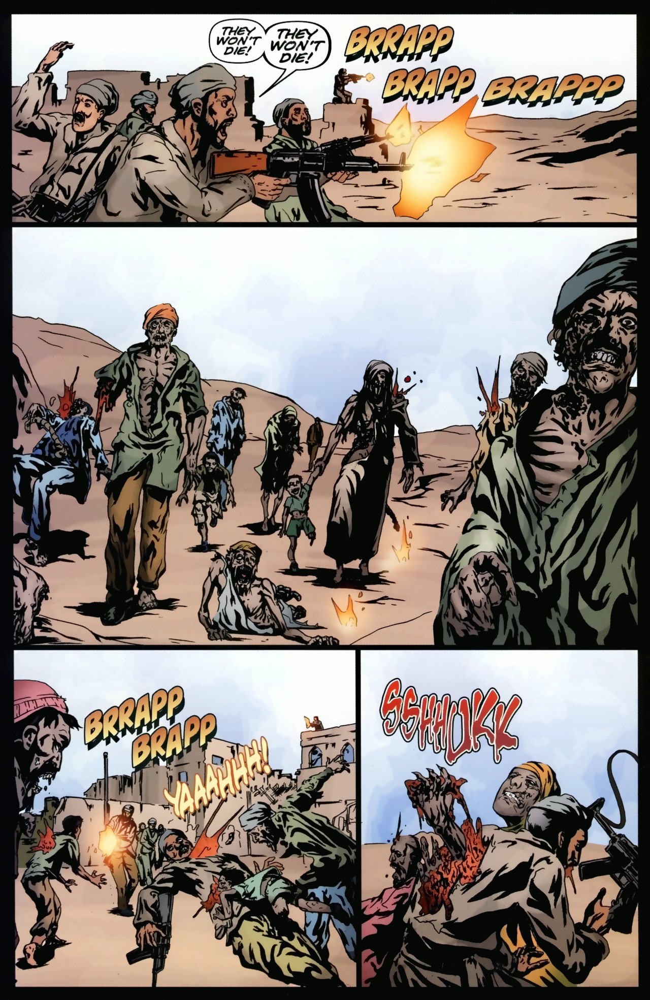 Read online ZMD: Zombies of Mass Destruction comic -  Issue #4 - 4