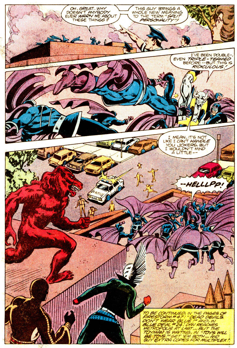 Read online Blue Devil comic -  Issue #23 - 23