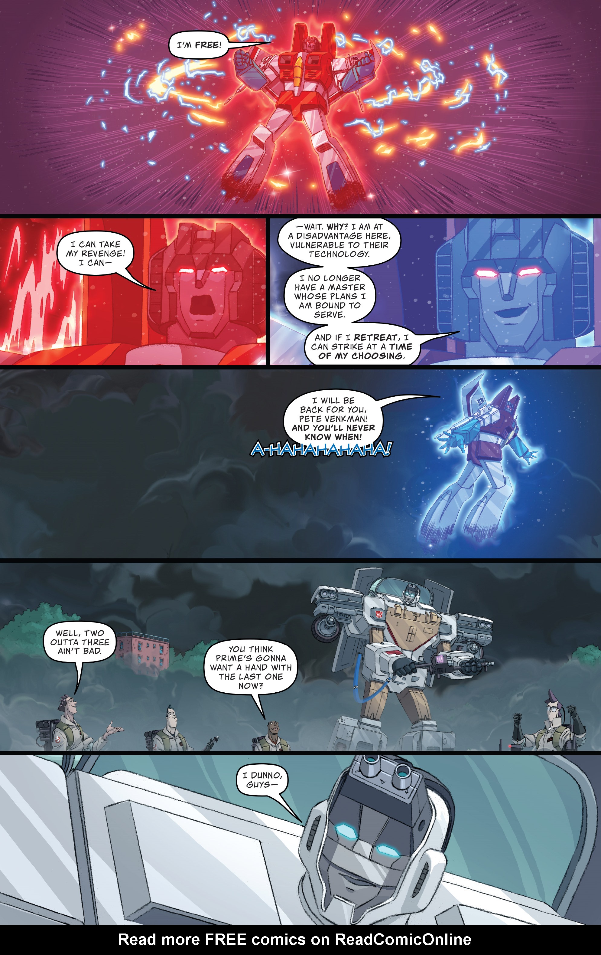 Read online Transformers/Ghostbusters comic -  Issue #5 - 11