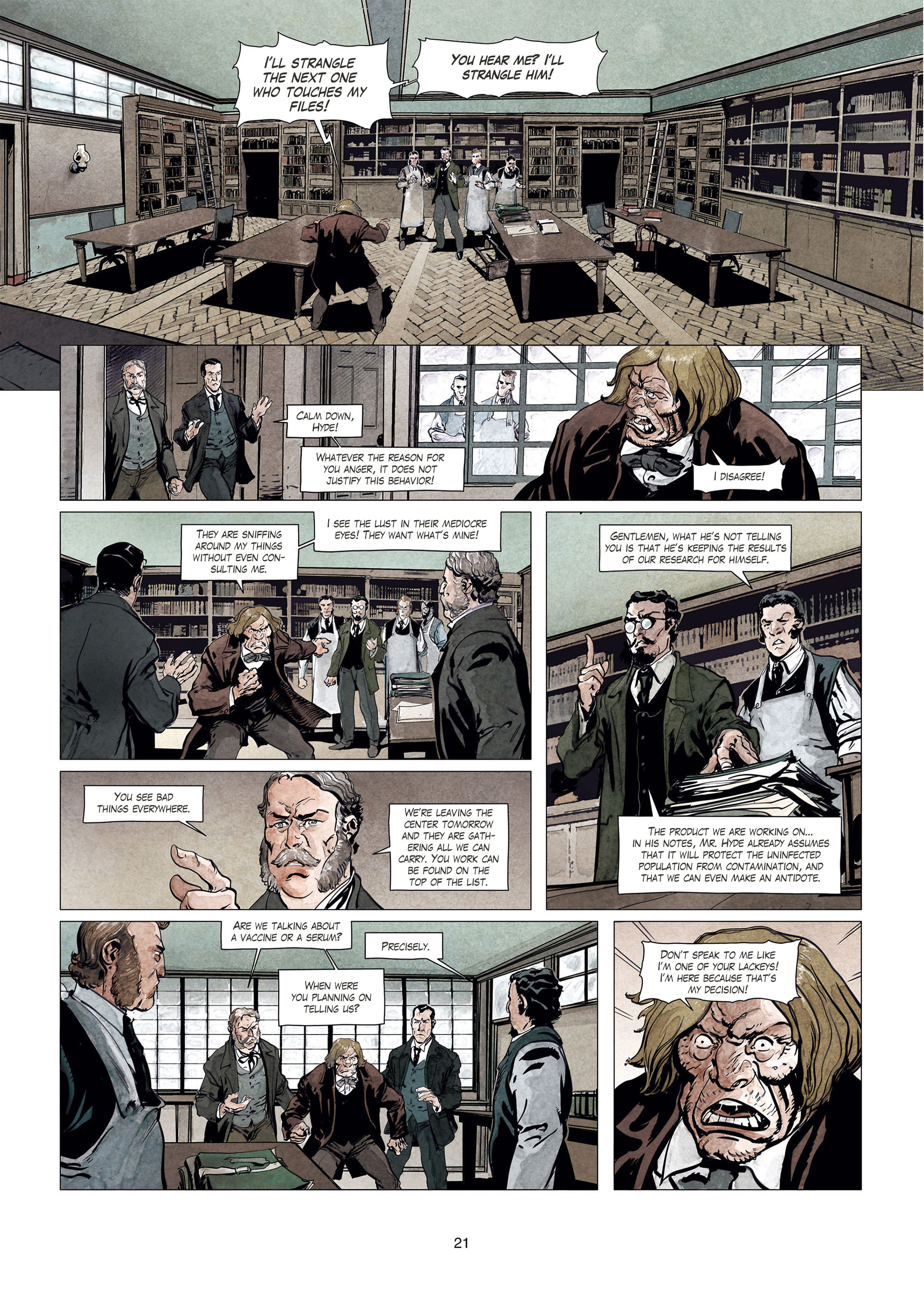 Read online Sherlock Holmes Society Tome 4 : Contamination comic -  Issue # Full - 21